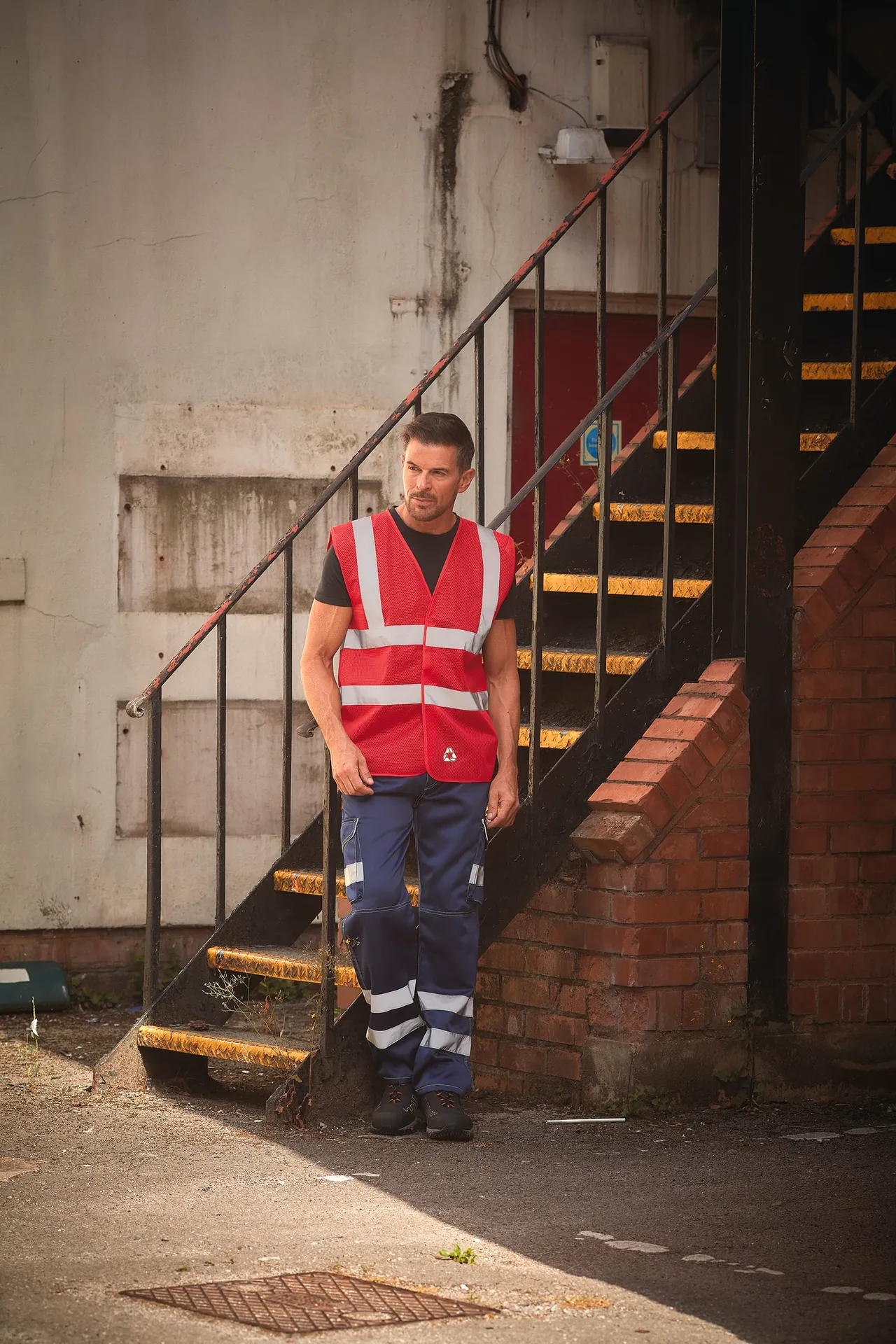 Hi-Vis recycled Open Mesh Waistcoat