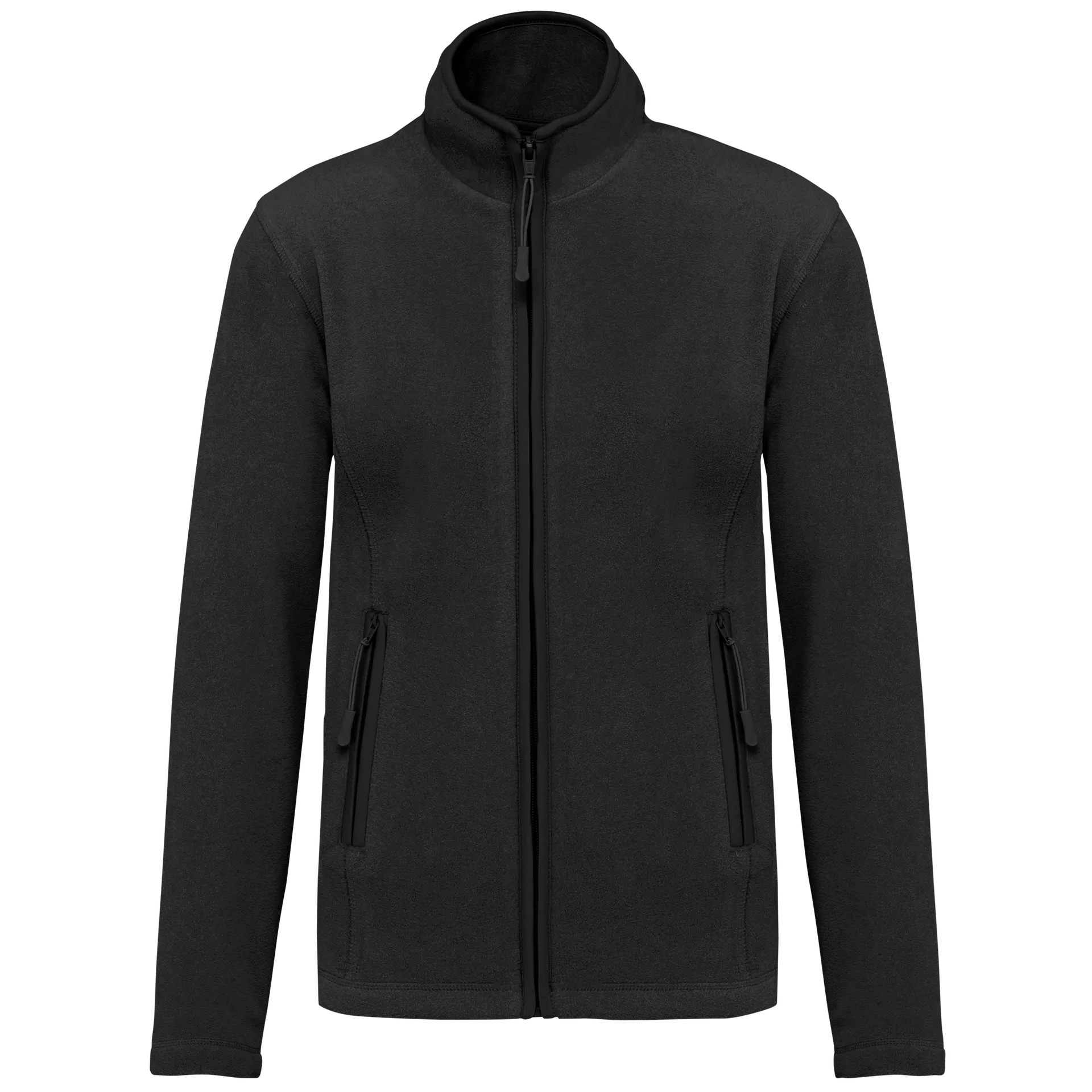 Mikrofleece-Jacke mit Reißverschluss für Damen