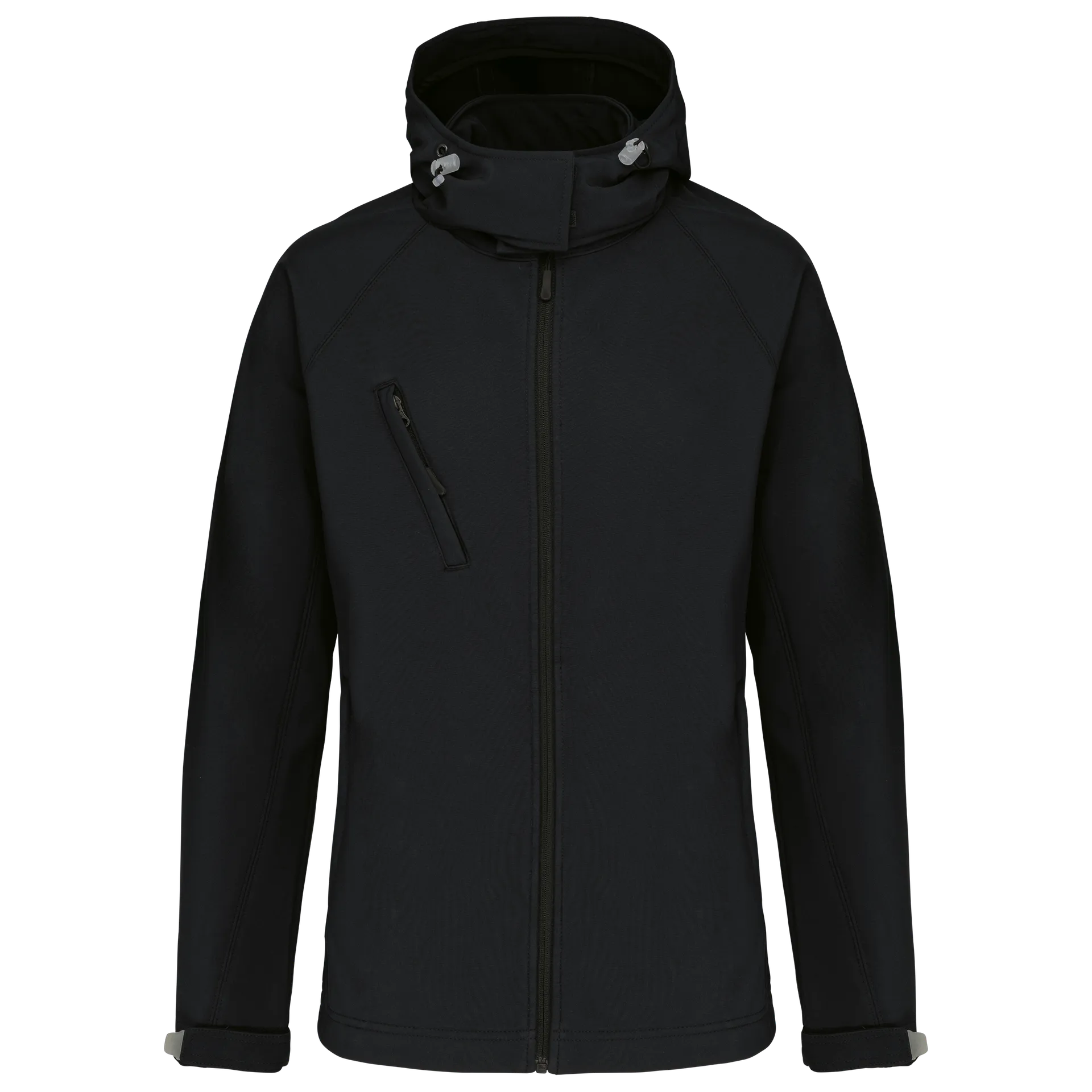 Damen Softshell-Jacke mit Abnehmbare Kapuze