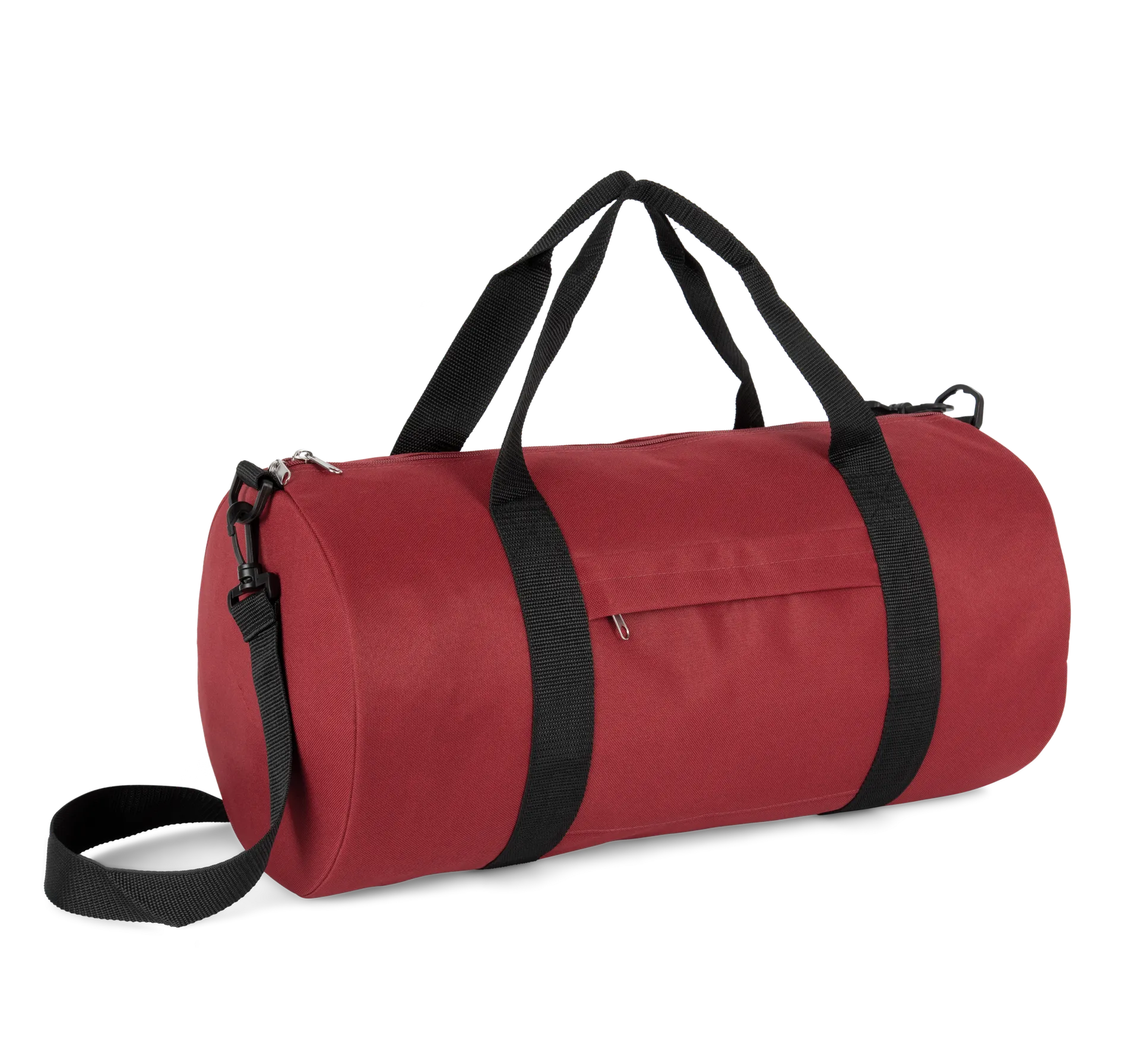 Recycelte Schlauchtasche mit Frontfach