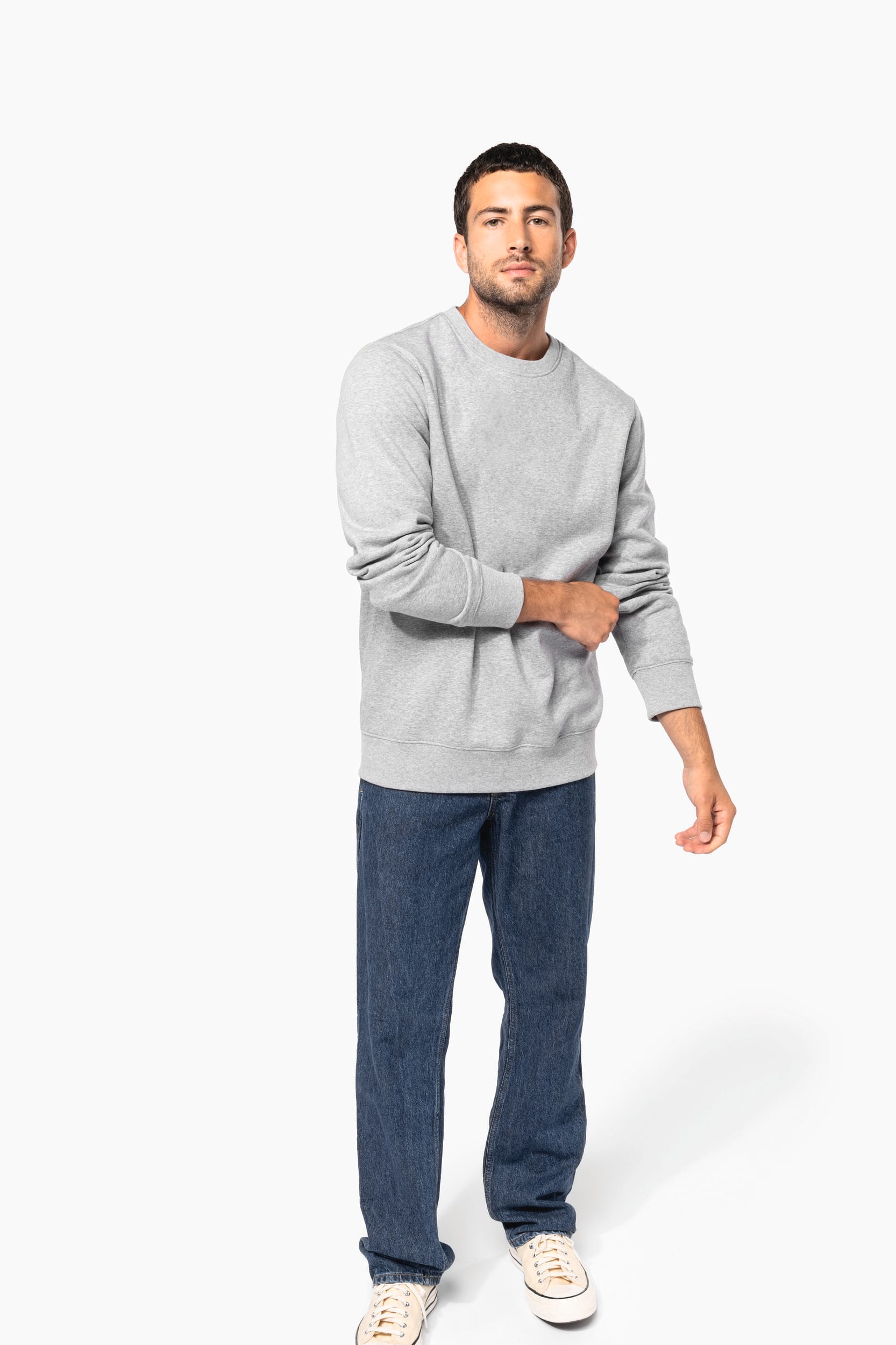 Unisex-Sweatshirt mit Rundhalsausschnitt 80/20