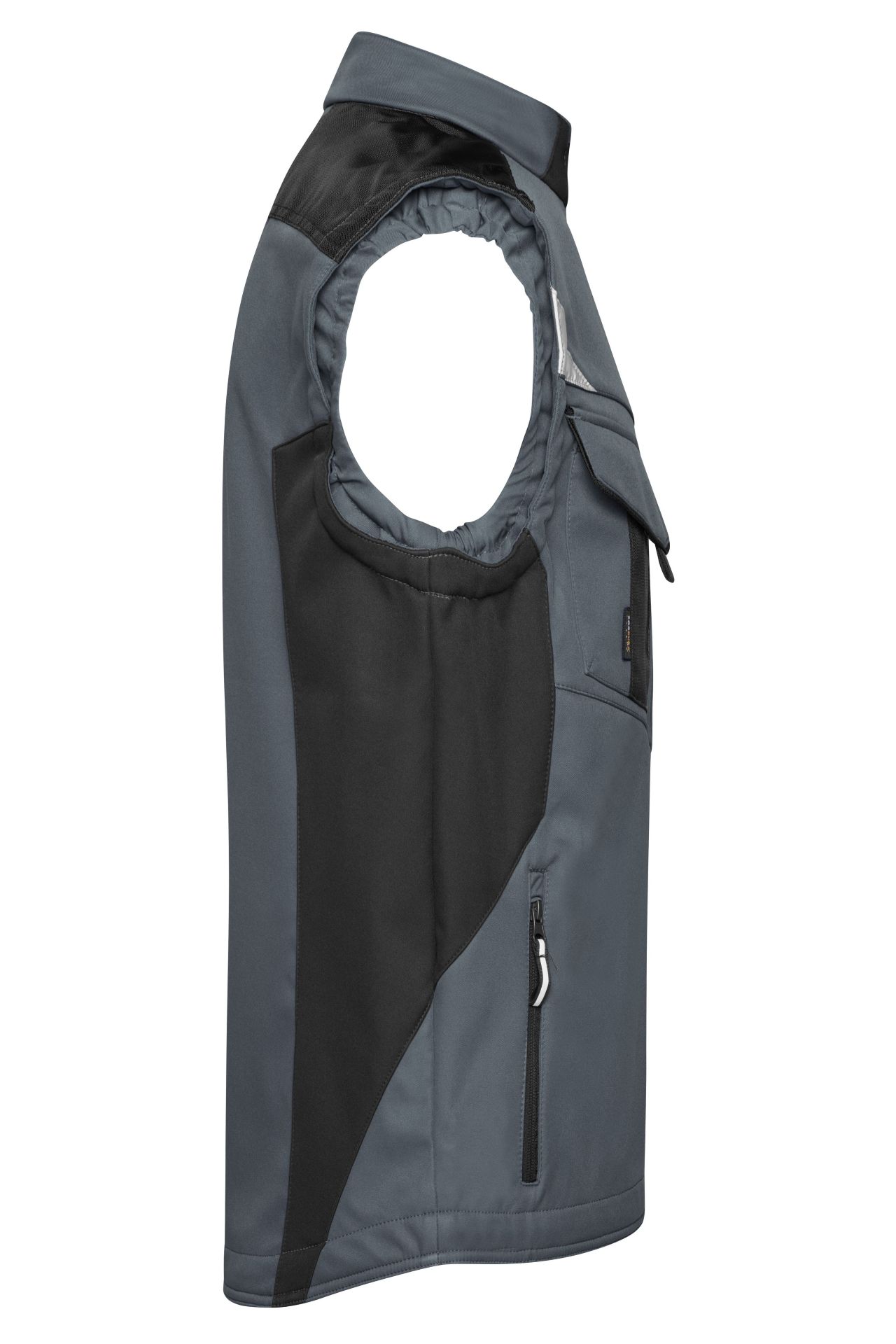 James & Nicholson JN845 – Funktionale Softshell-Arbeitsweste mit CORDURA®