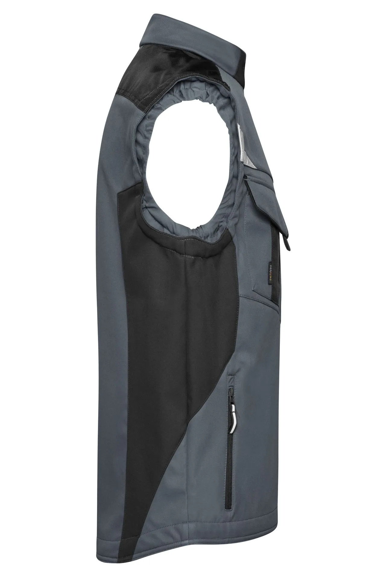 James & Nicholson JN845 – Funktionale Softshell-Arbeitsweste mit CORDURA®