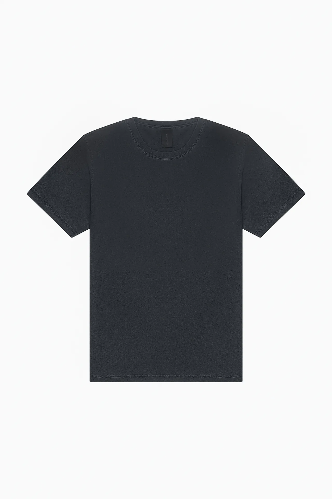 Unisex-T-Shirt aus dickem, verwaschenem Stoff