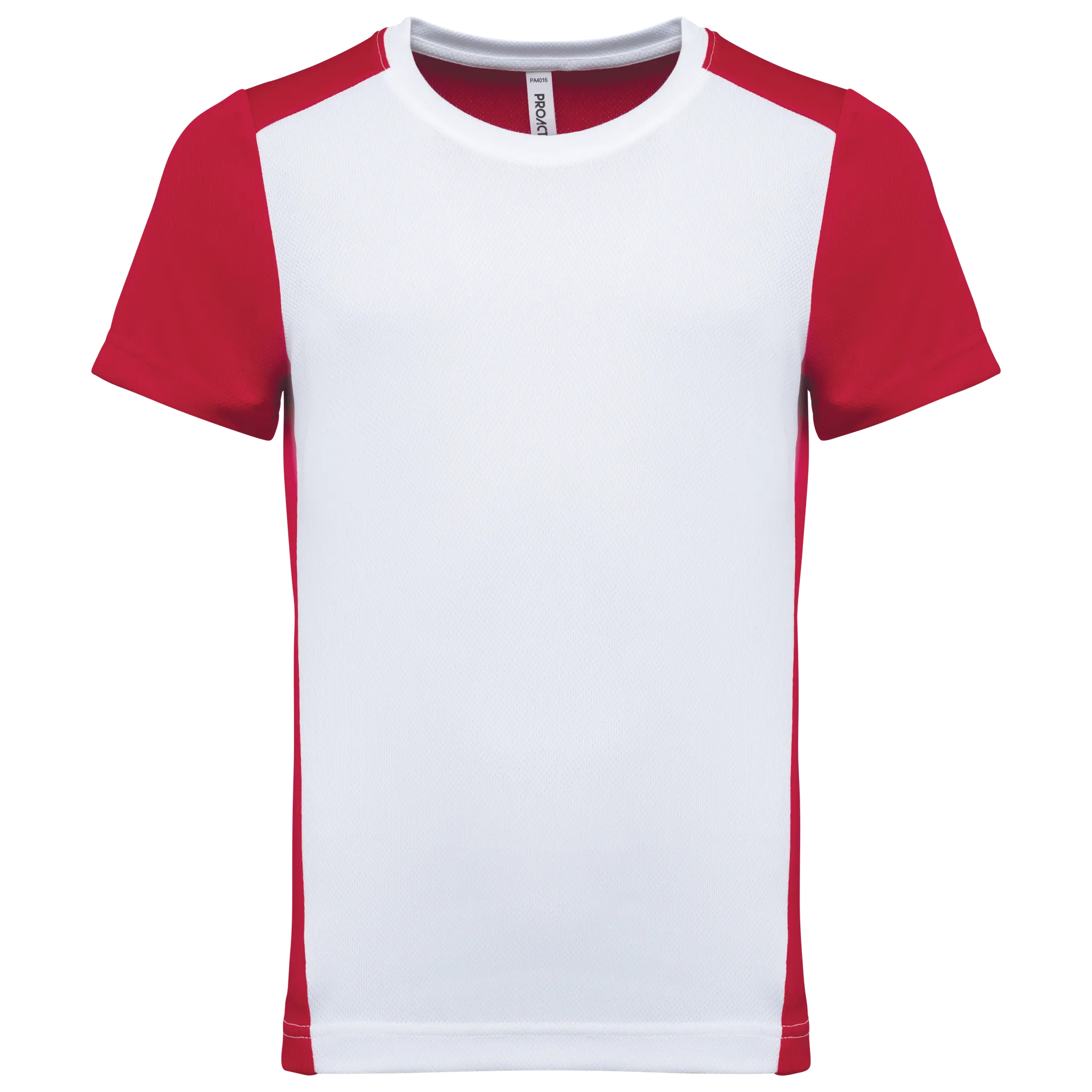 Zweifarbiges umweltfreundliches Sport-T-Shirt für Kinder