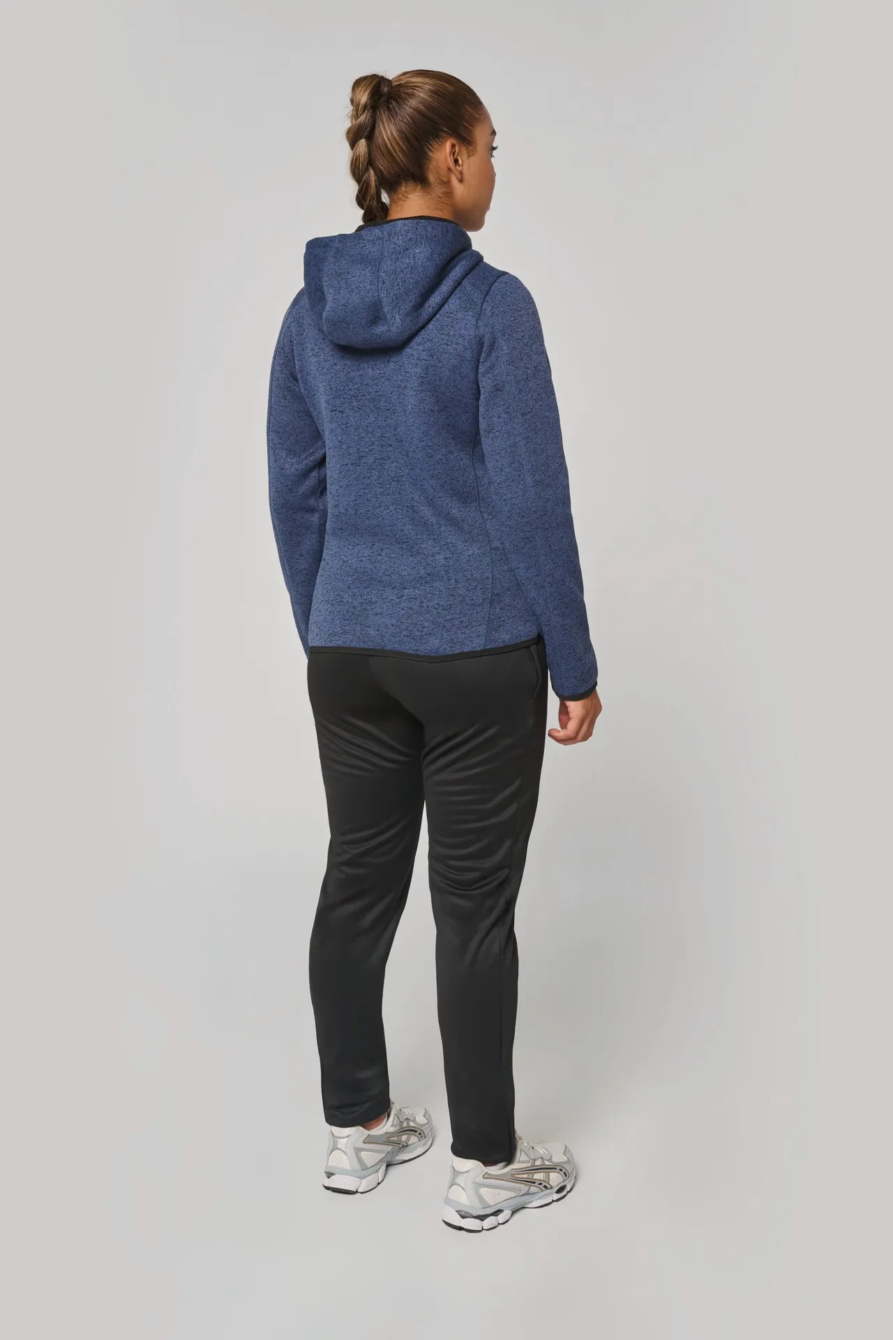 Damen-Hoodie aus Chiné