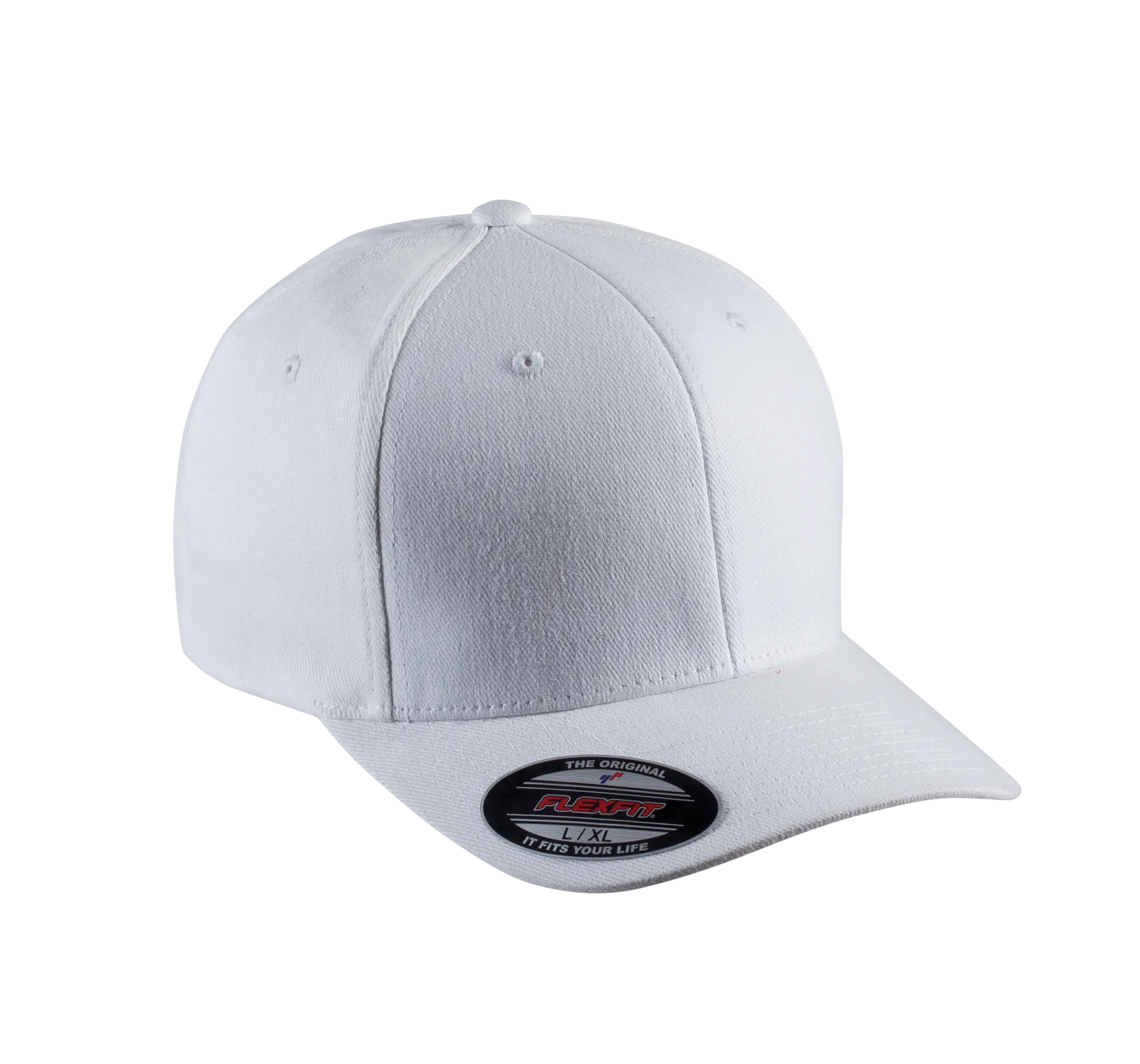 6-Panel Flexfit  Schirmmütze - Gebürstete Baumwolle