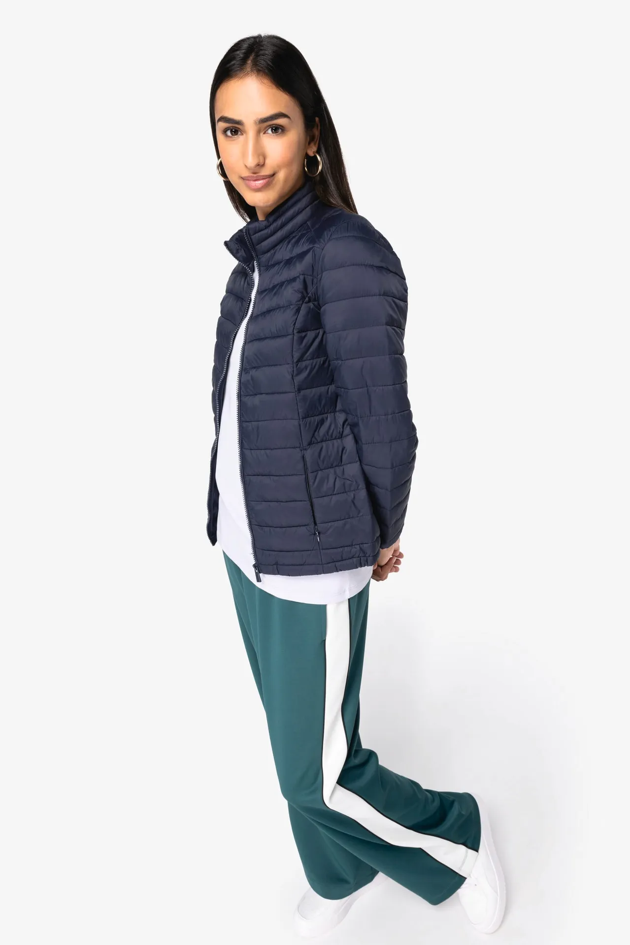 Leichte umweltfreundliche Damen Steppjacke