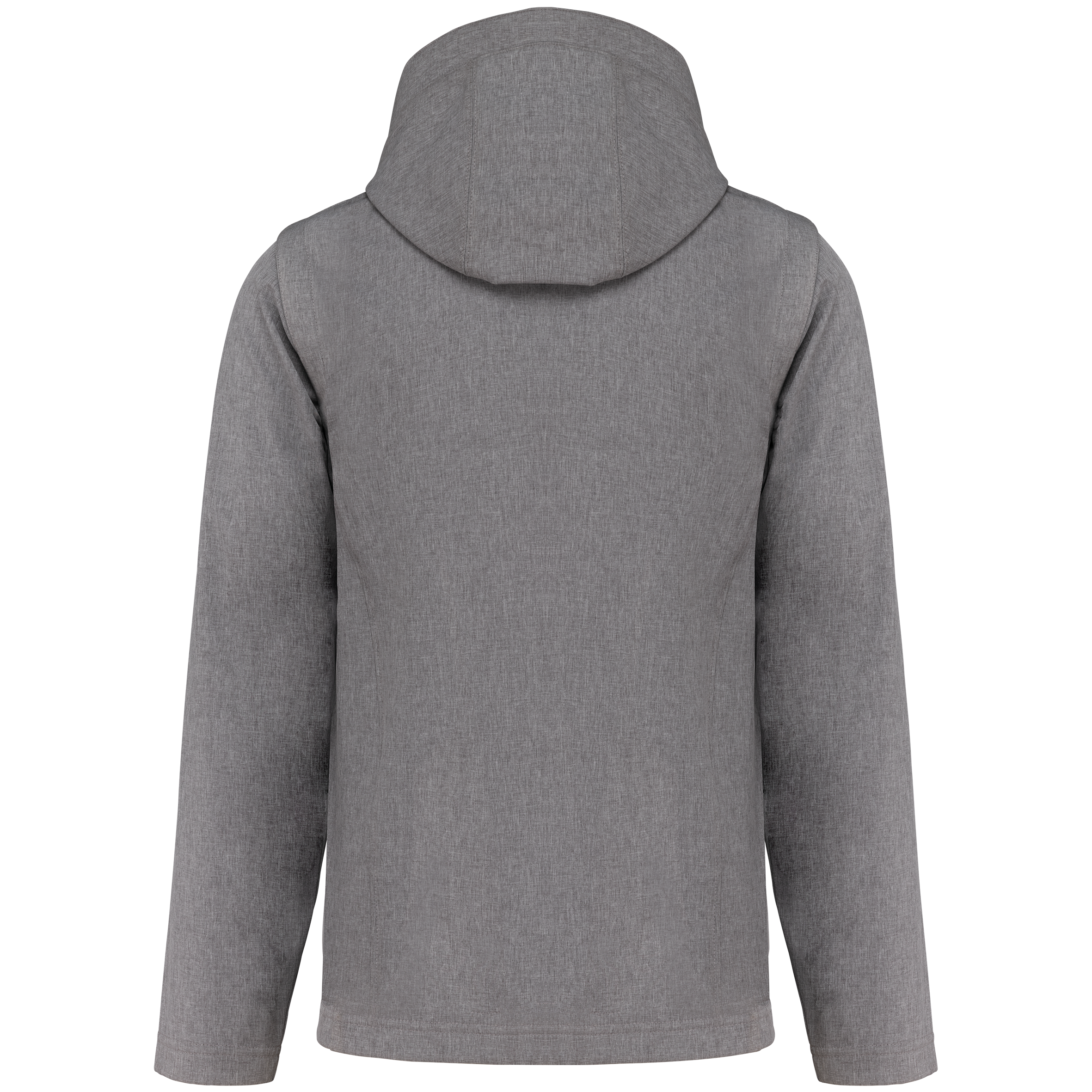 3-lagige Unisex-Softshell-Jacke mit Kapuze und abnehmbaren Ärmeln