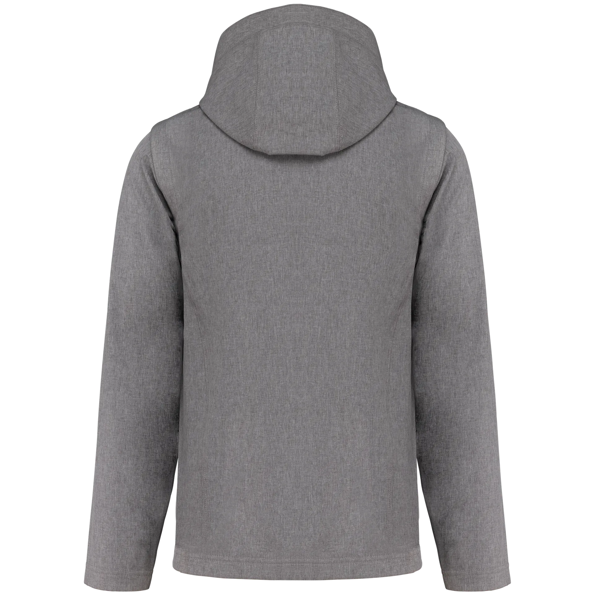 3-lagige Unisex-Softshell-Jacke mit Kapuze und abnehmbaren Ärmeln