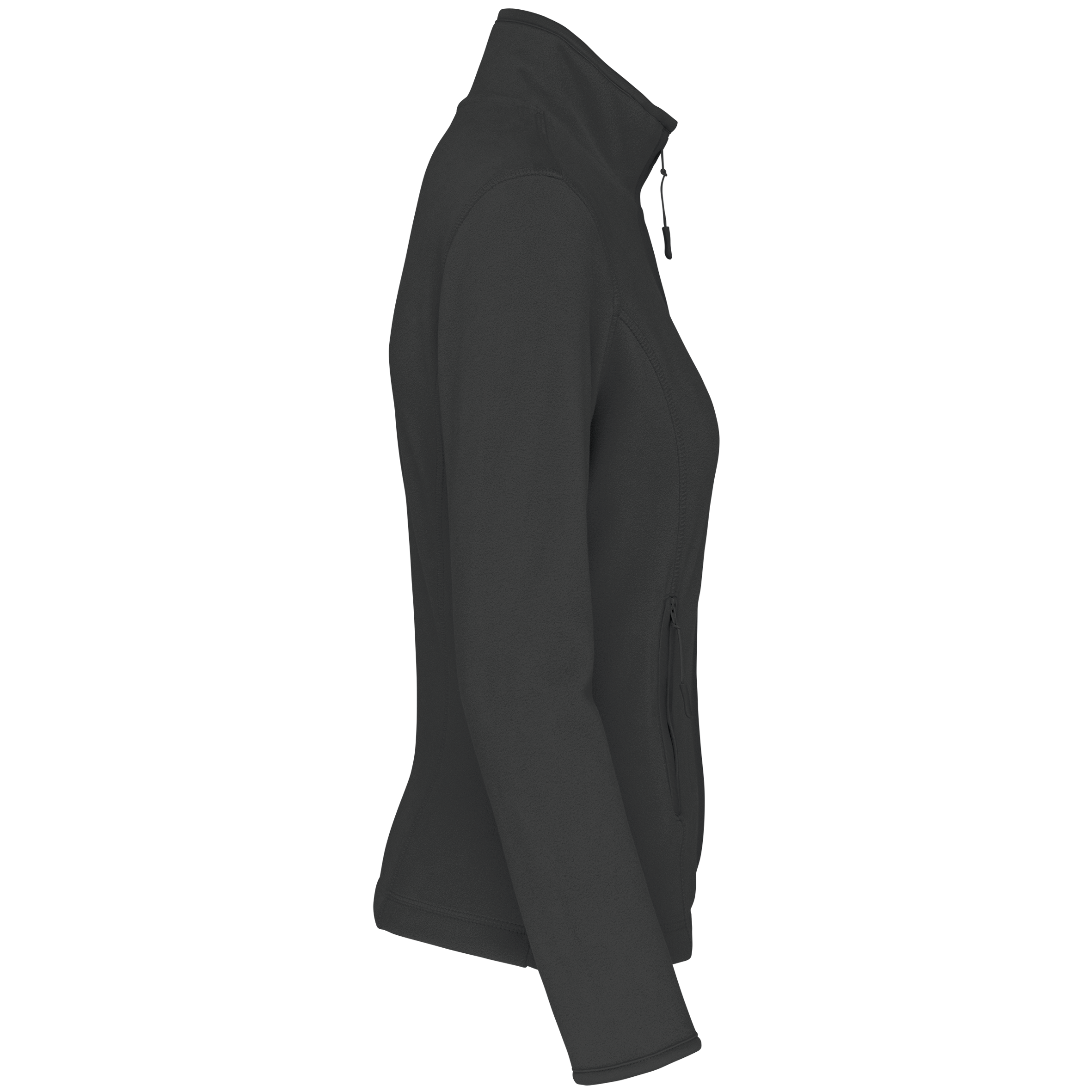 Mikrofleece-Jacke mit Reißverschluss für Damen