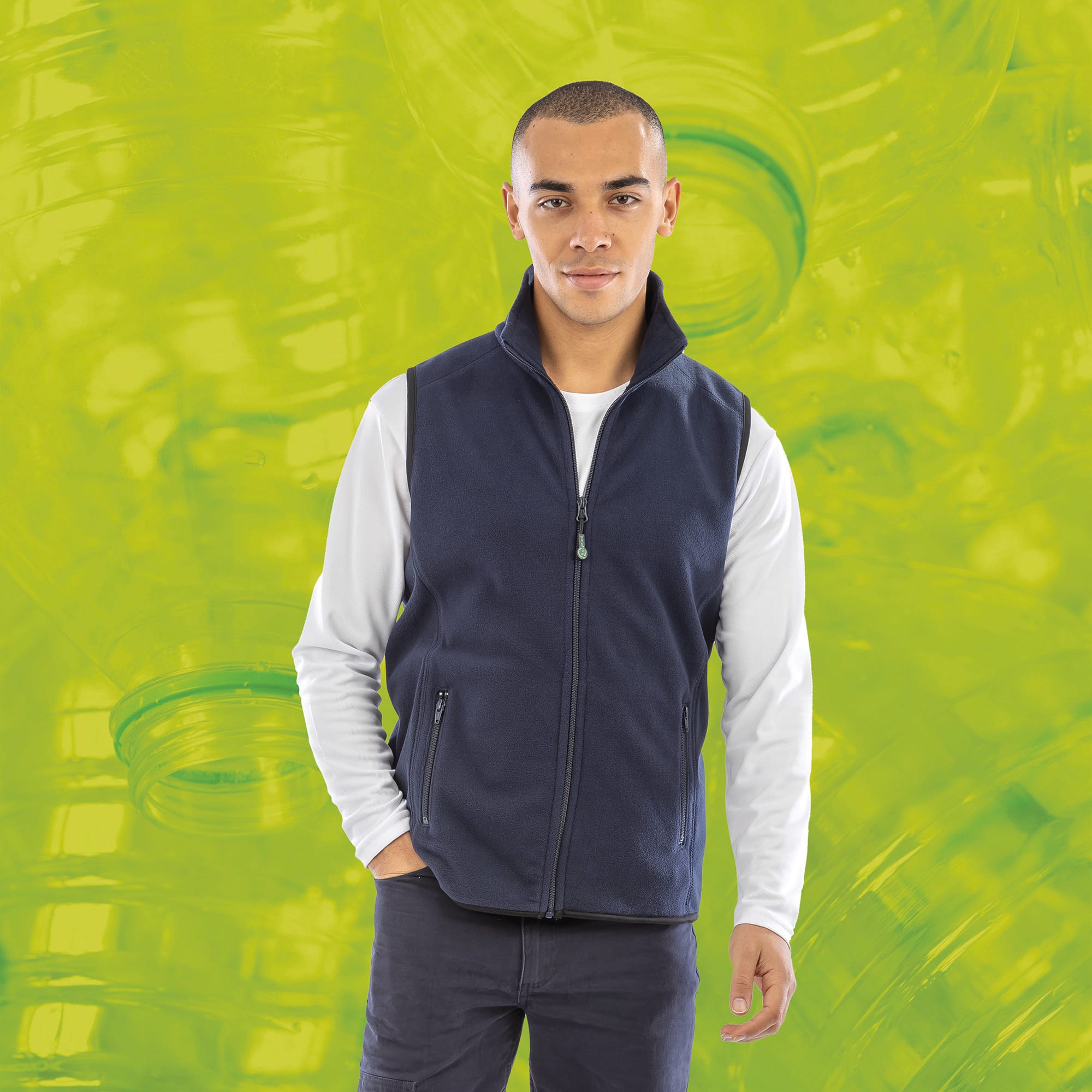 Recycelte Bodywarmer-Weste