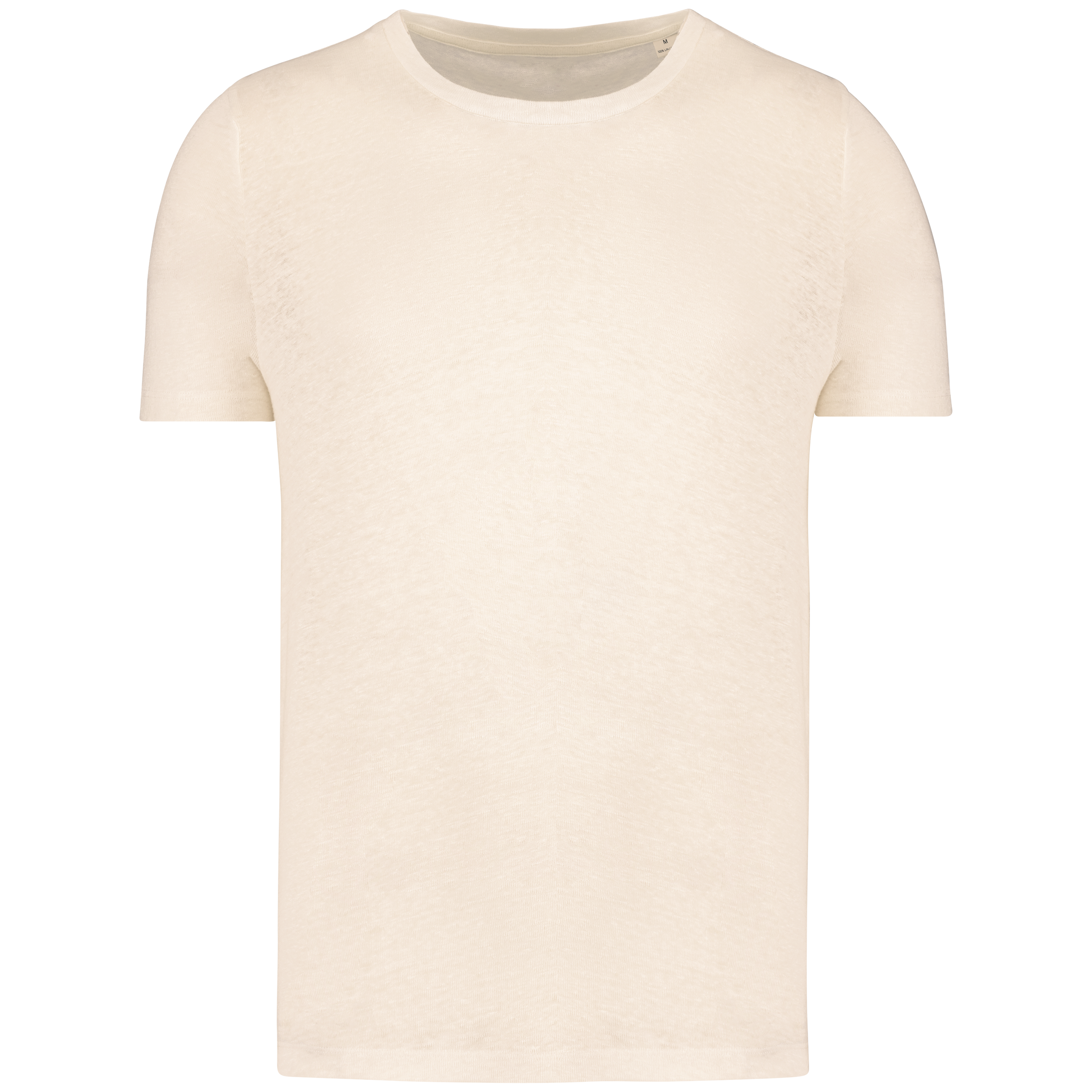 Herren-T-Shirt aus Leinen mit Rundhalsausschnitt