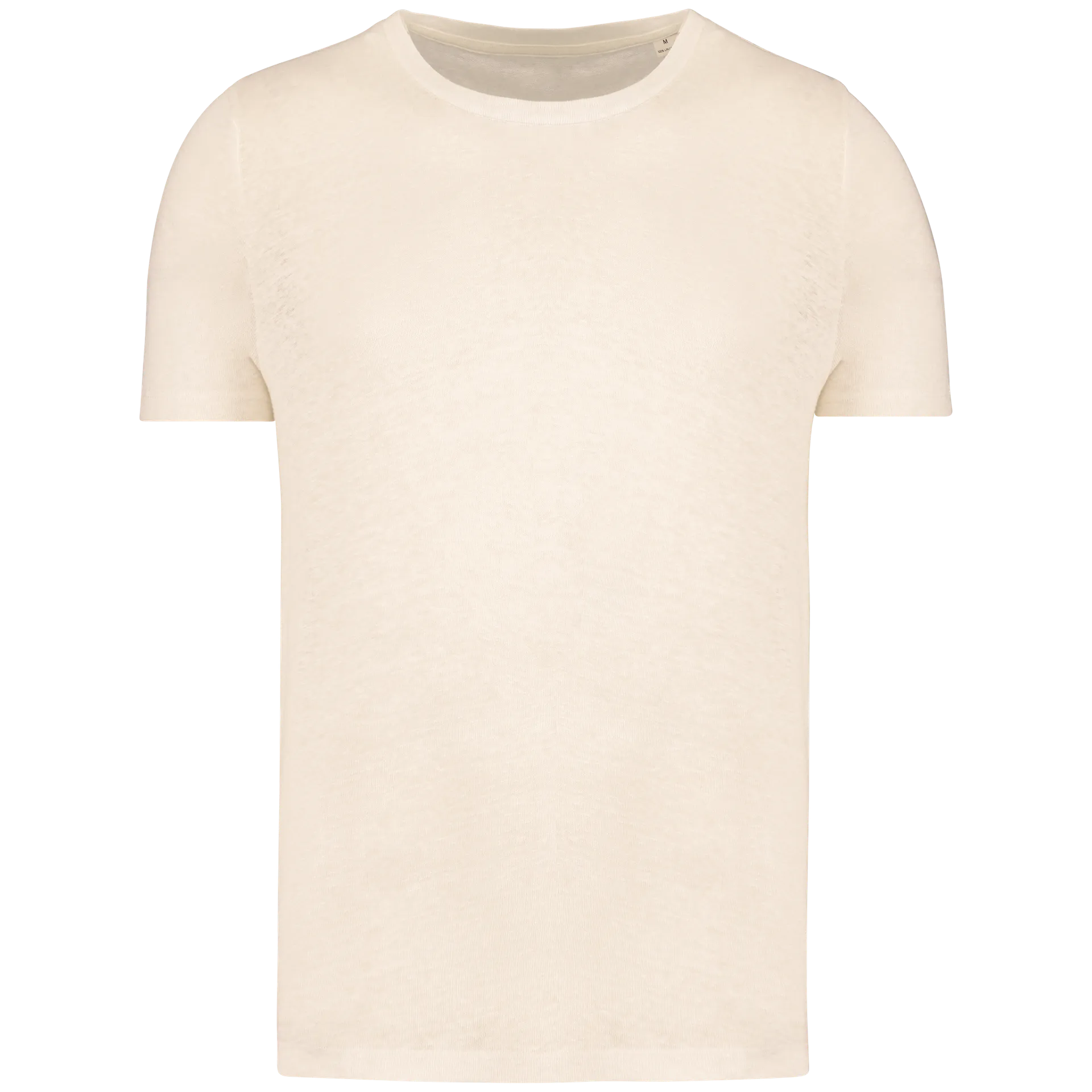 Herren-T-Shirt aus Leinen mit Rundhalsausschnitt