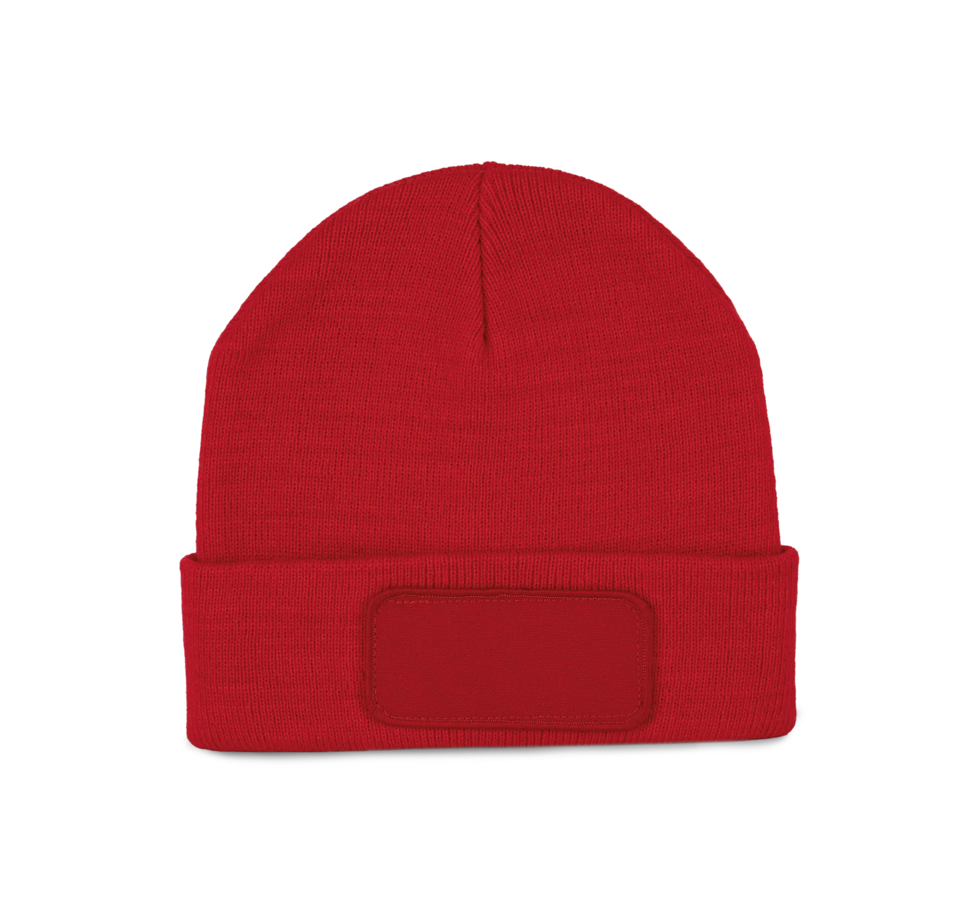 Recycelte Mütze mit Patch