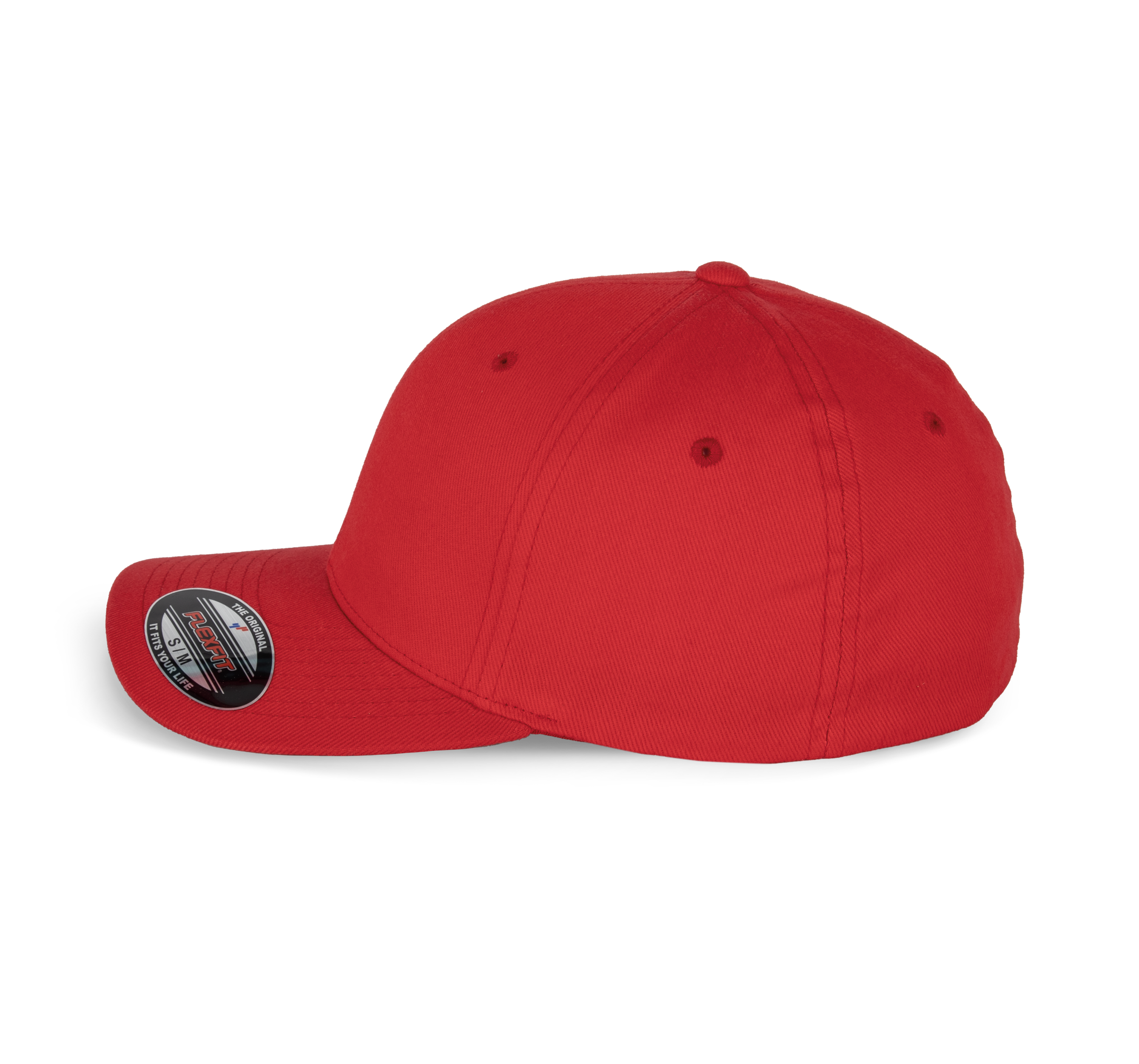 6-Panel Flexfit  Schirmmütze - Gebürstete Baumwolle