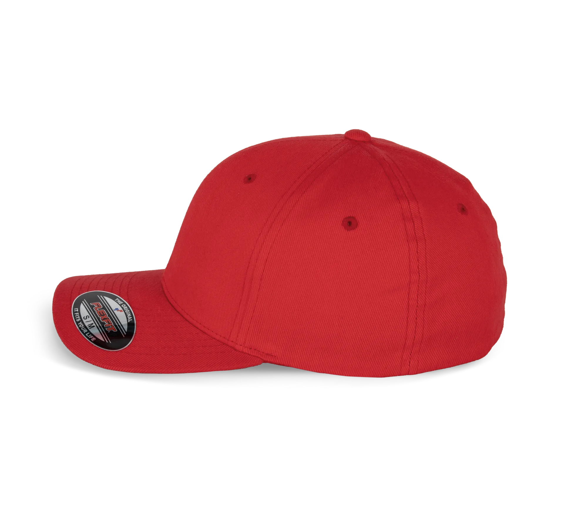 6-Panel Flexfit  Schirmmütze - Gebürstete Baumwolle