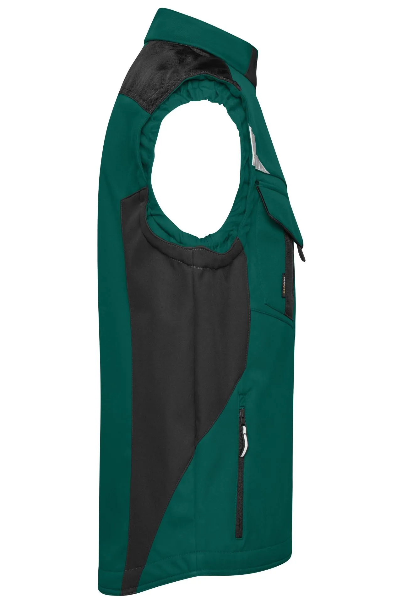 James & Nicholson JN845 – Funktionale Softshell-Arbeitsweste mit CORDURA®