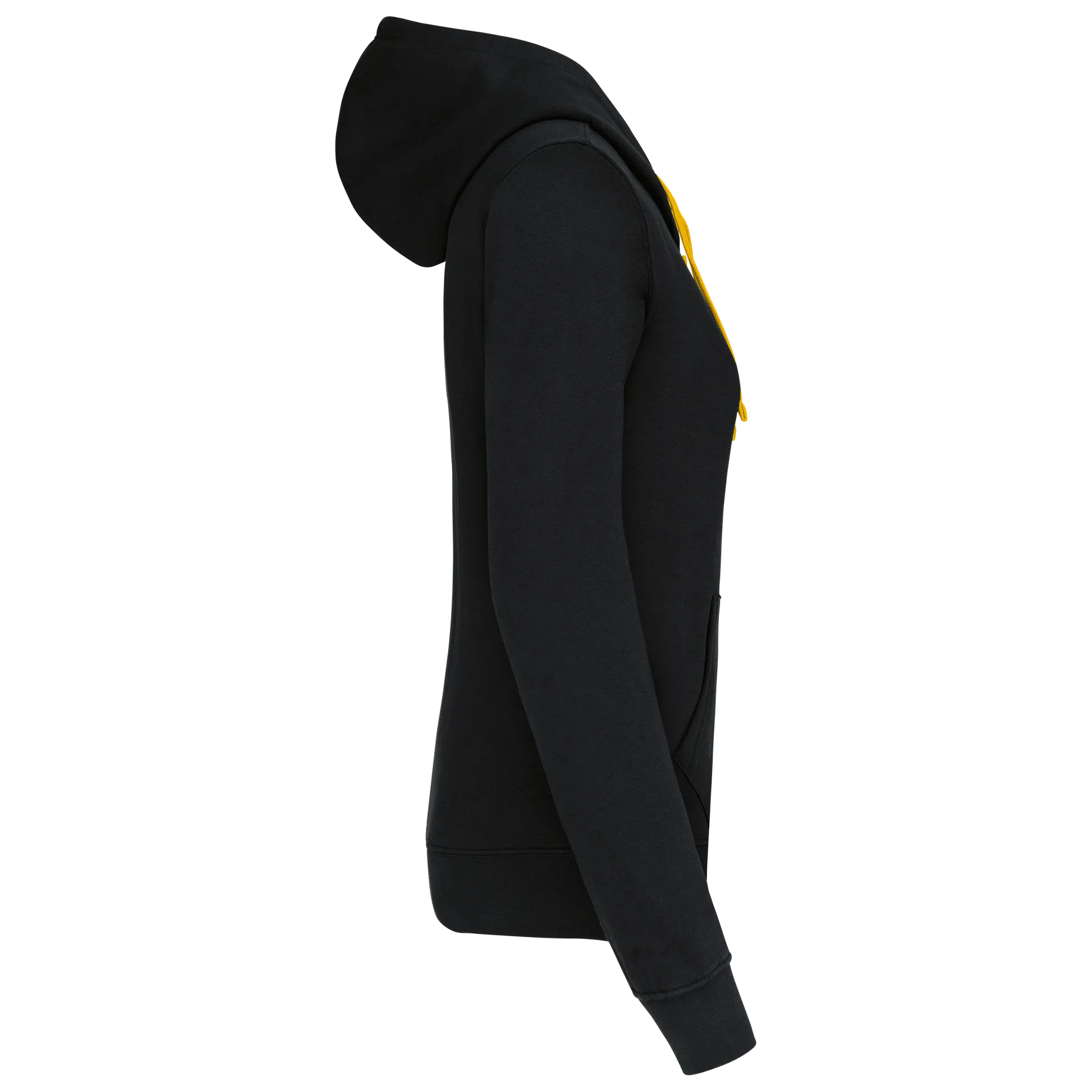 DAMEN-KAPUZENSWEATSHIRT BICOLOR mit Reißverschluss