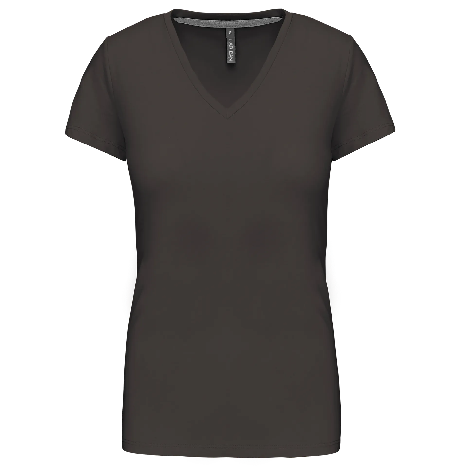 Damen-T-Shirt mit kurzen Ärmeln und V-Ausschnitt