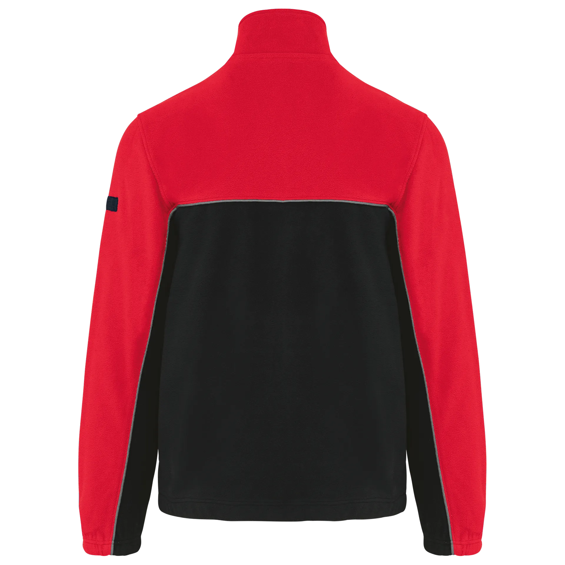 Zweifarbige, umweltfreundliche Unisex-Fleecejacke