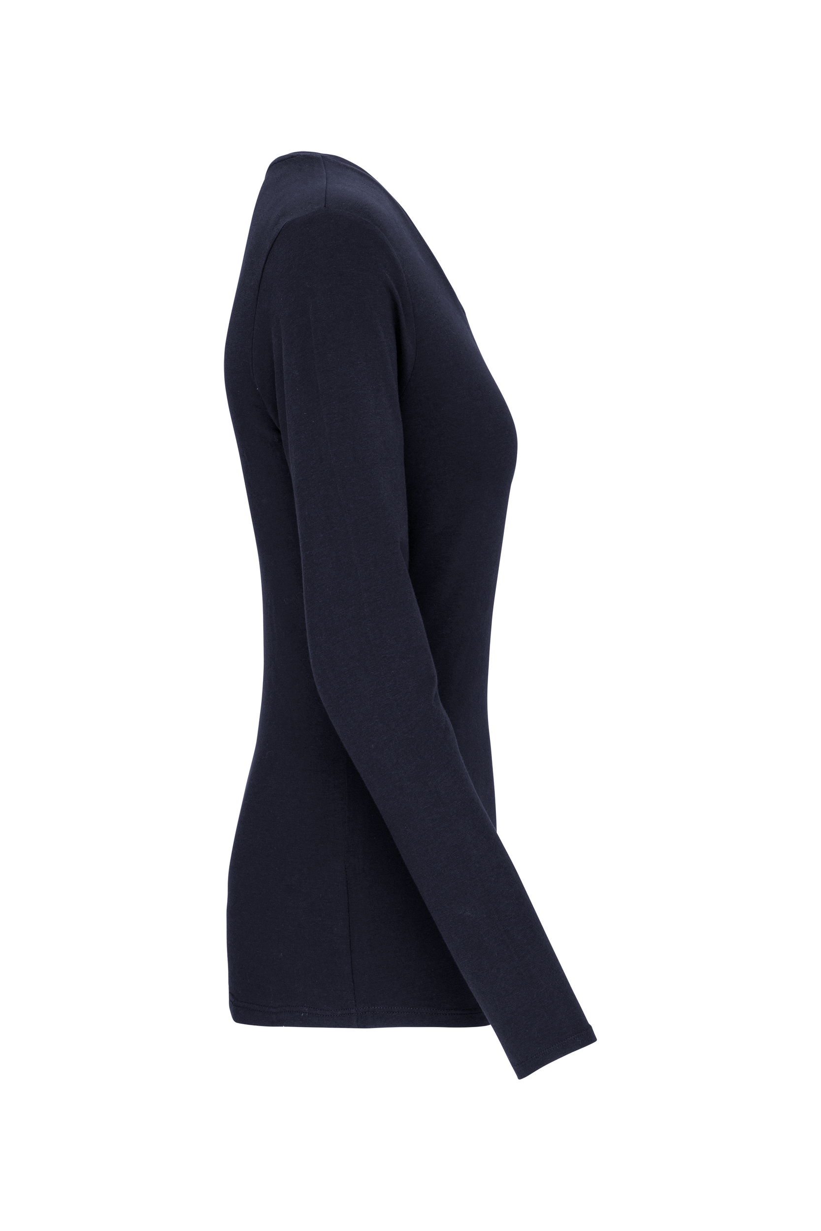 Damen Langarm-T-Shirt mit Rundhalsausschnitt