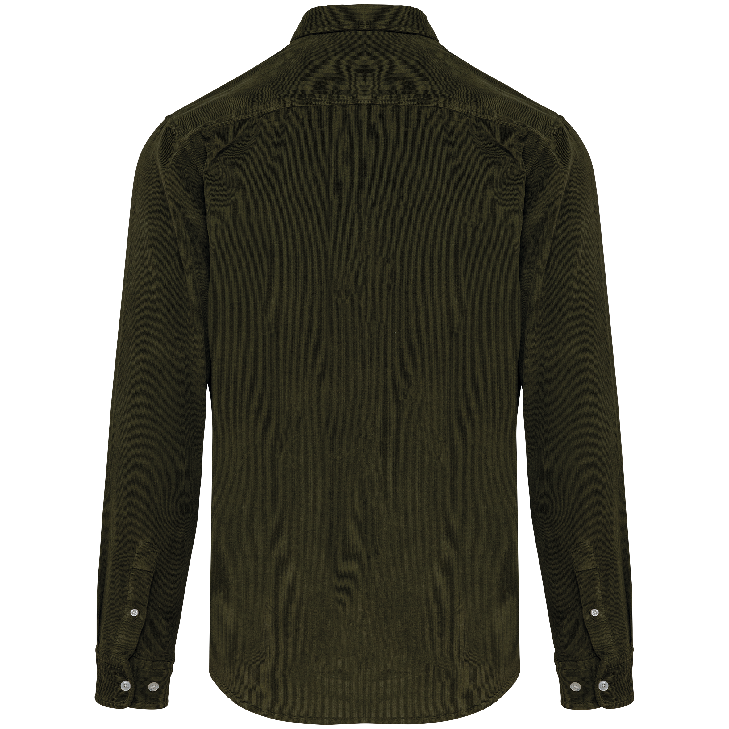 Langarmhemd aus Velours, für Herren