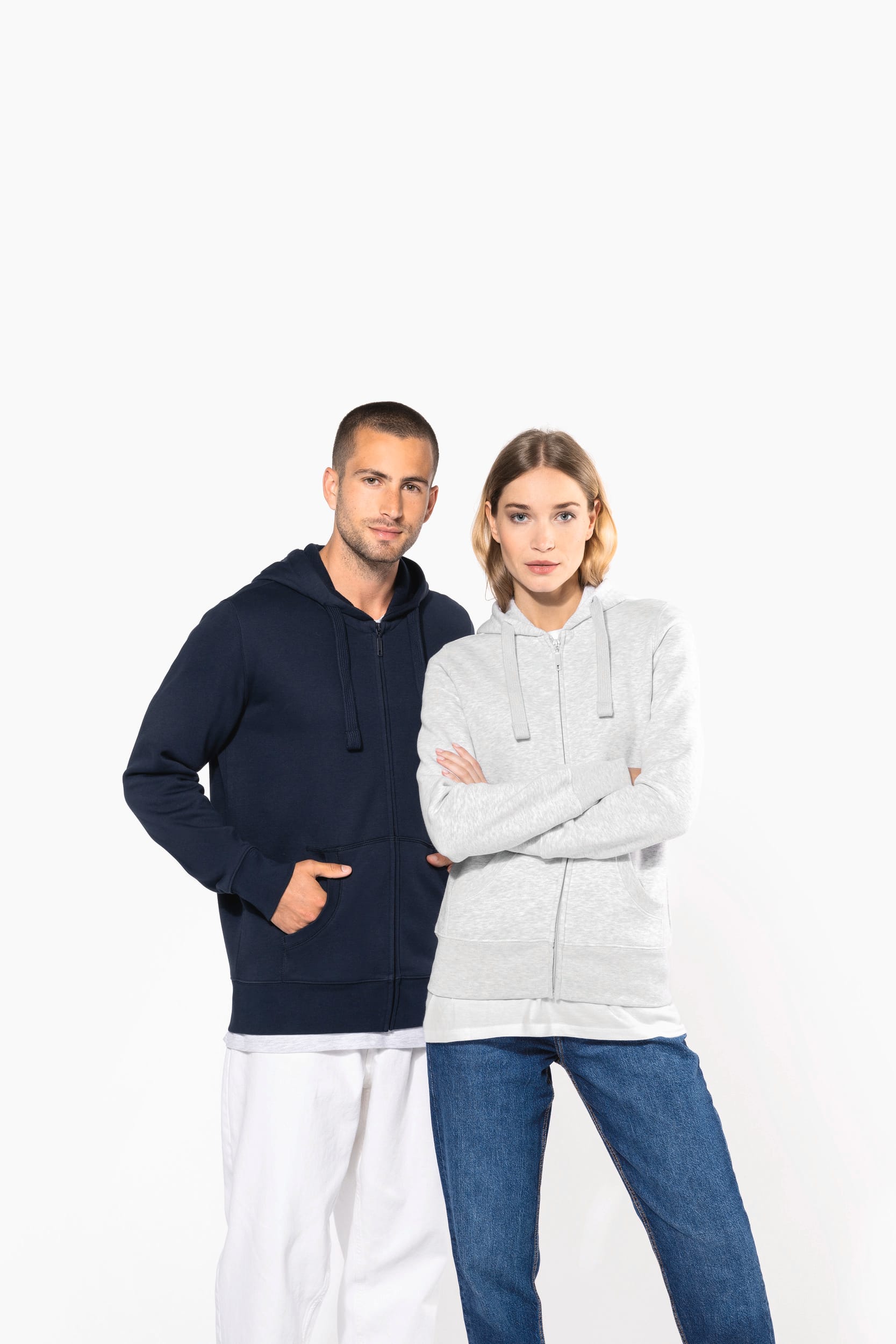 DAMEN KAPUZENSHIRT mit Reißververschluss