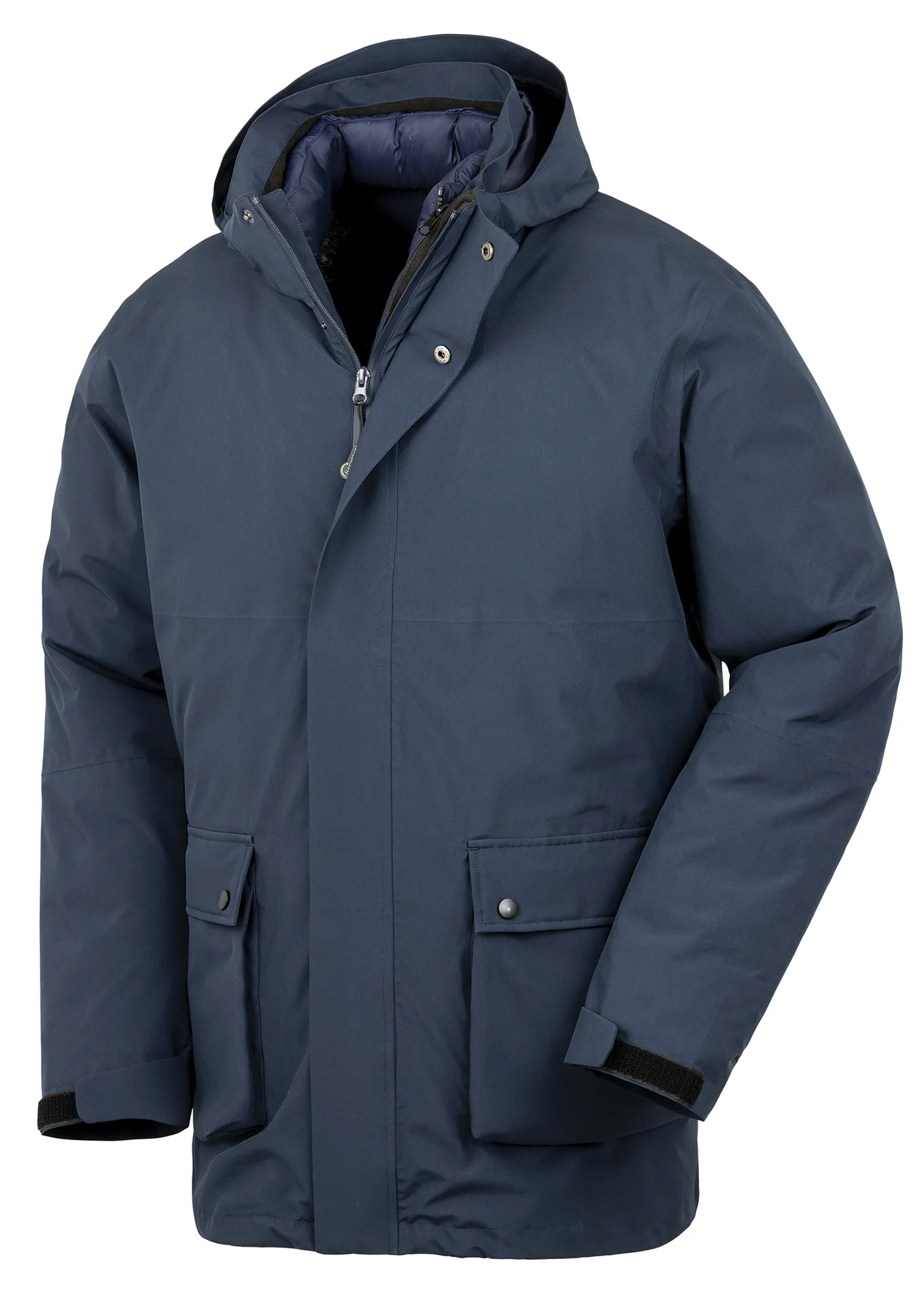 Ripstop-Steppjacke 3-in-1 aus Recyclingmaterial