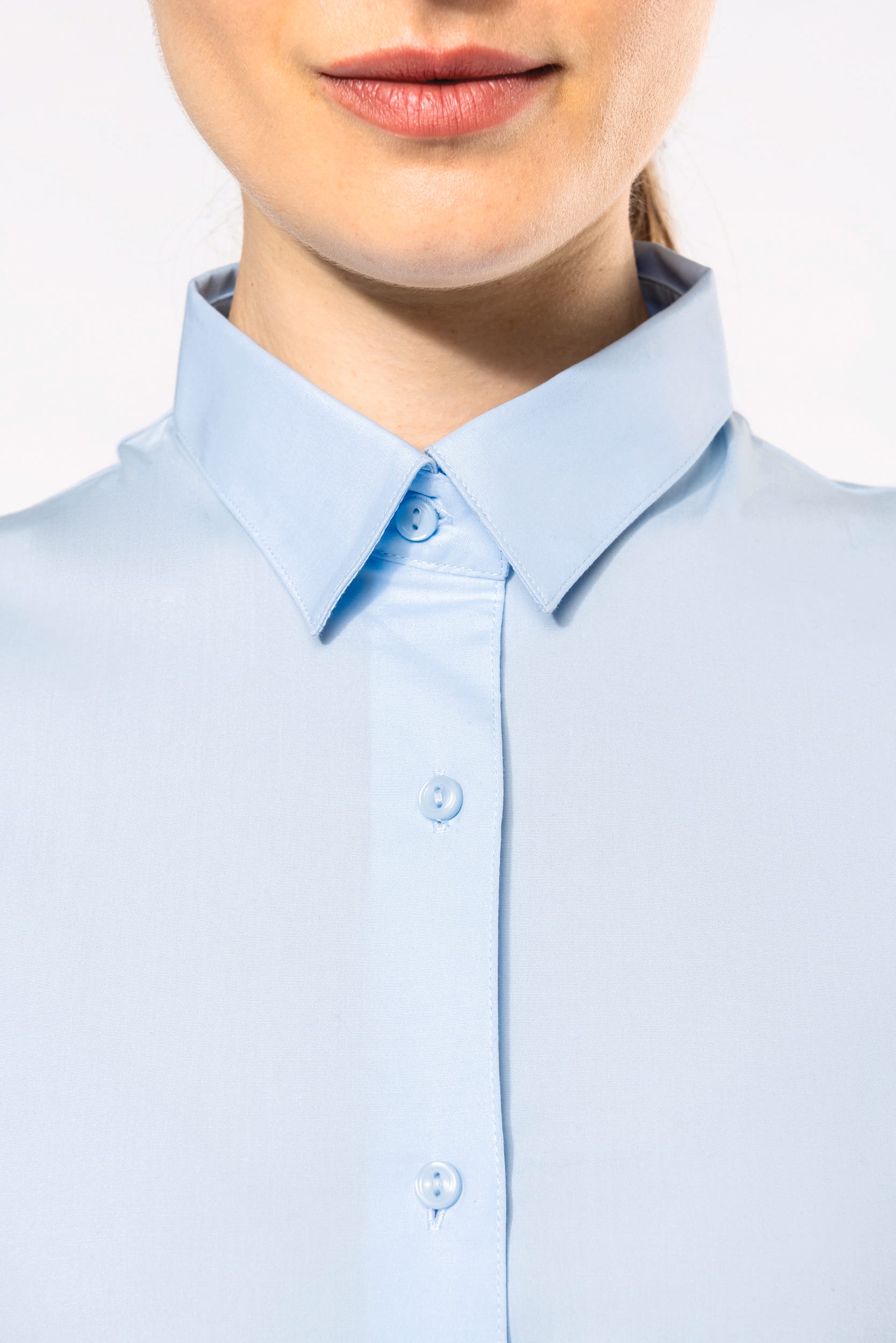Damen Stretchbluse Langarm