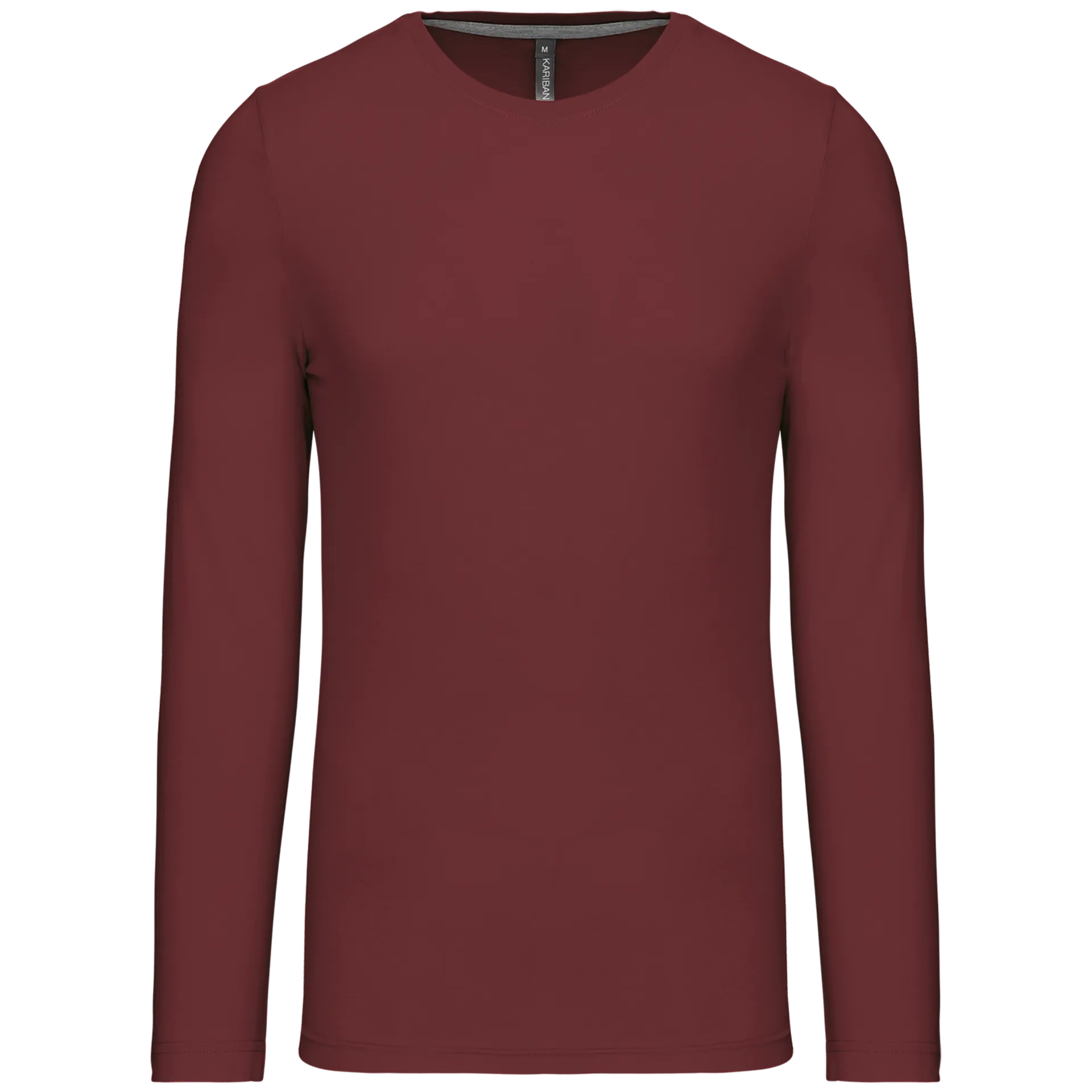 Herren Langarm-T-Shirt Rundhalsausschnitt