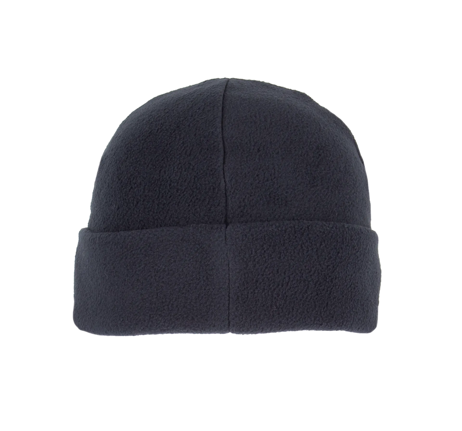 Recycelte Mütze aus Mikrofleece mit Umschlag