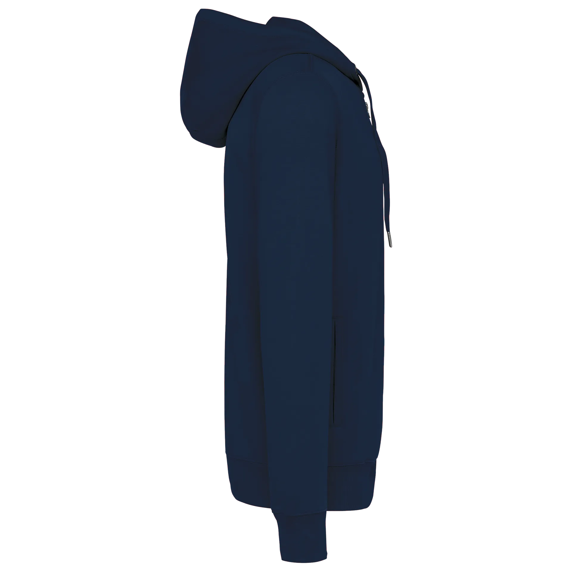 Umweltfreundliches Unisex-Kapuzensweatshirt mit Reißverschluss