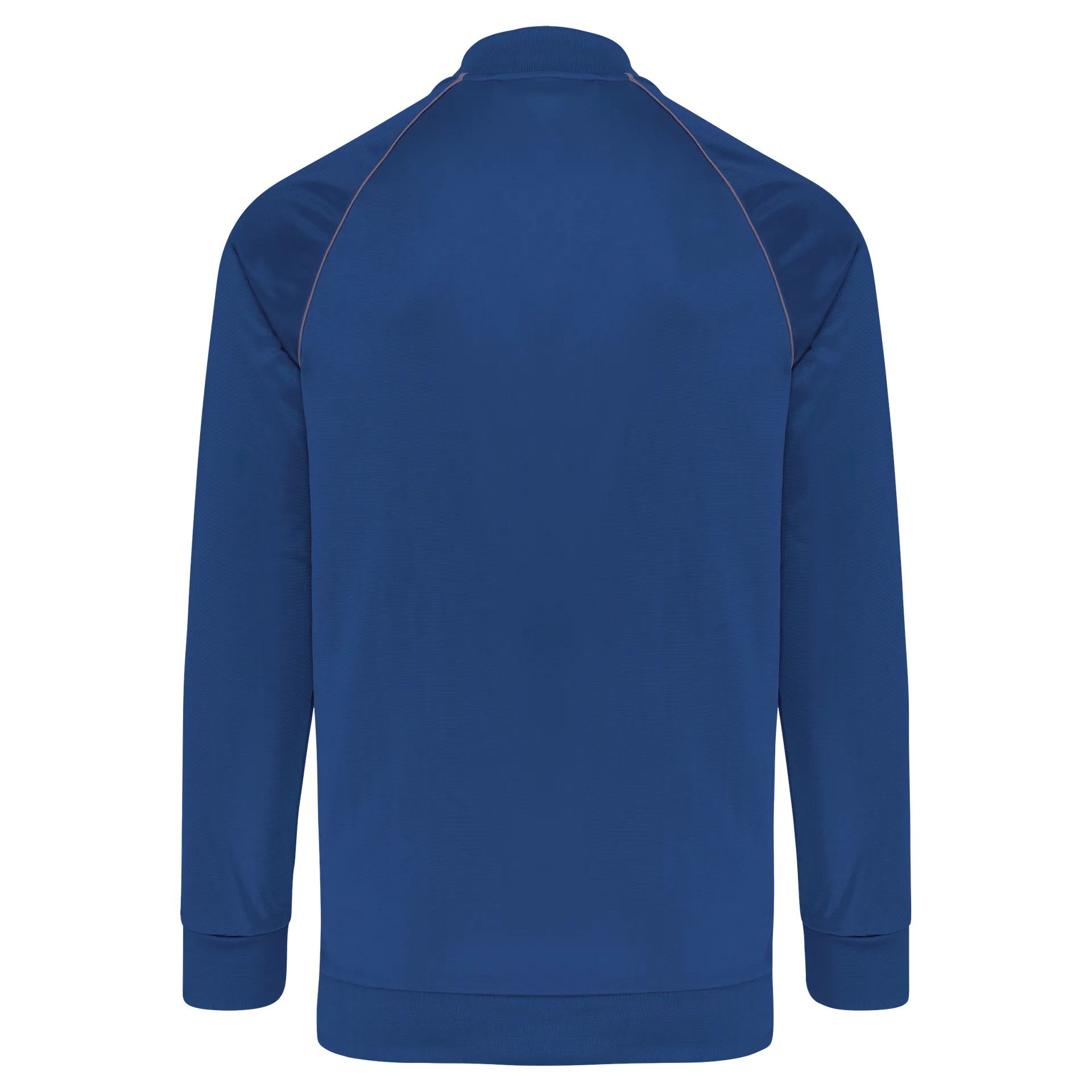 Unisex-Trainingsjacke mit Reißverschluss und Paspel