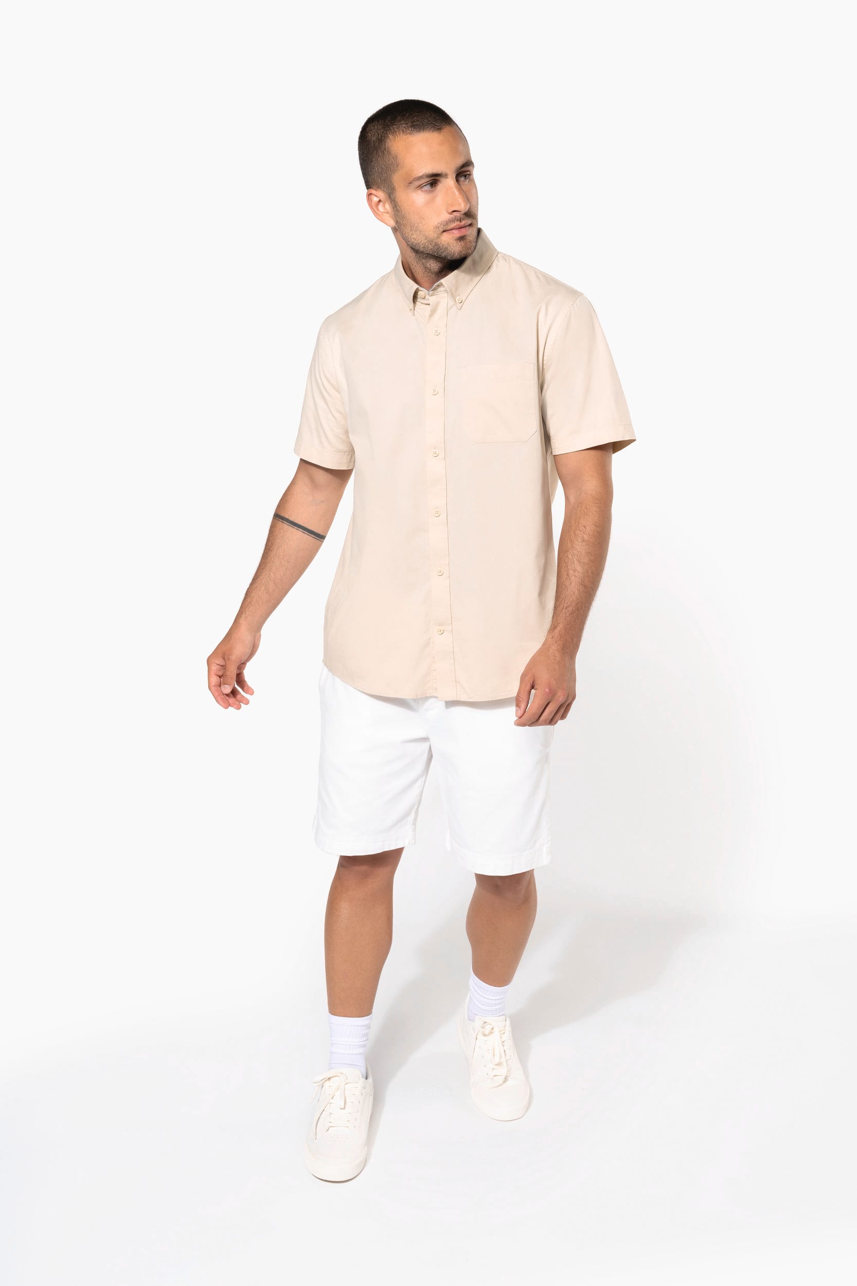 Kurzarm-Baumwollhemd Ariana III für Herren