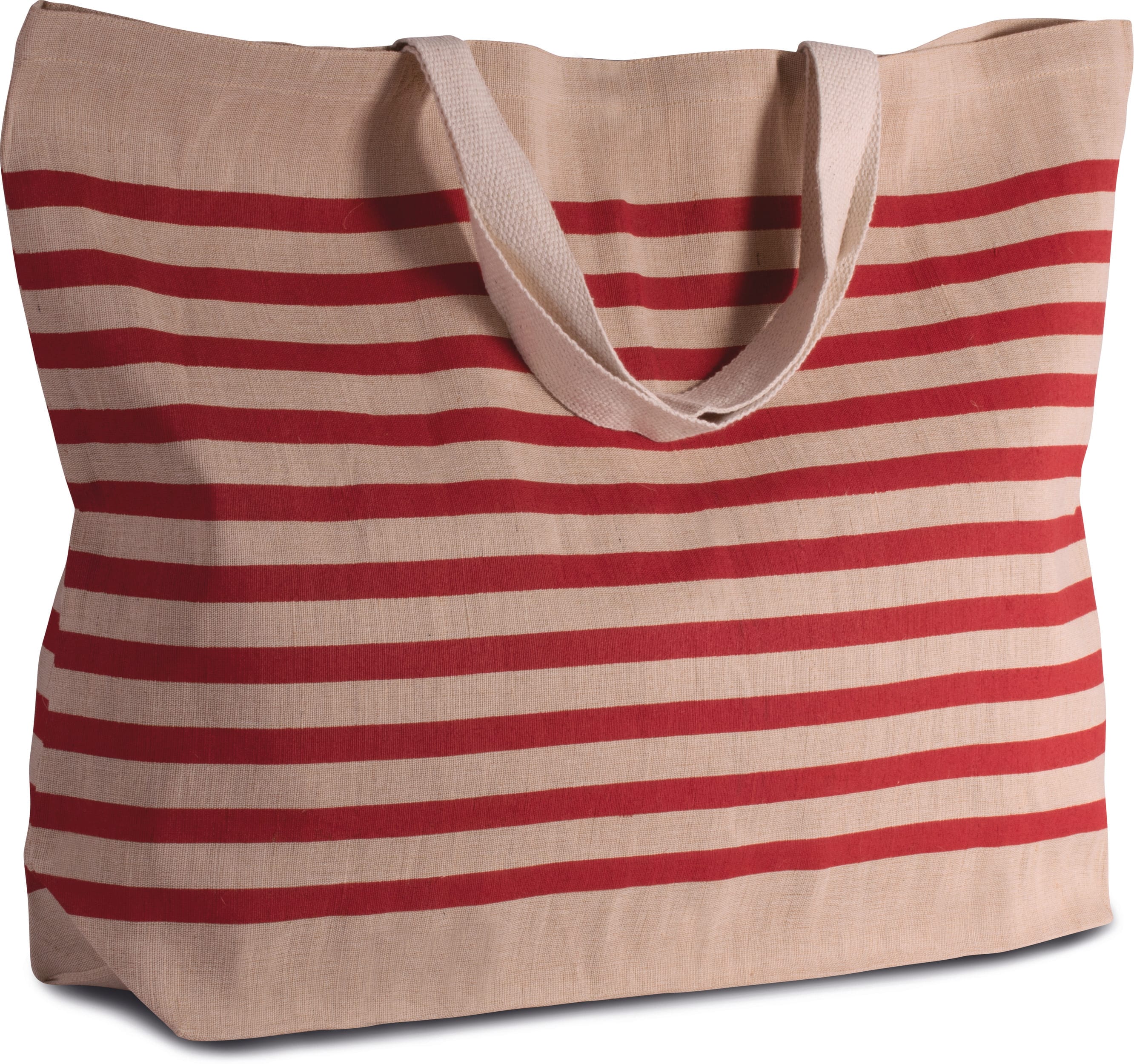 Großer Shopper aus Jute-Baumwoll-Mischgewebe