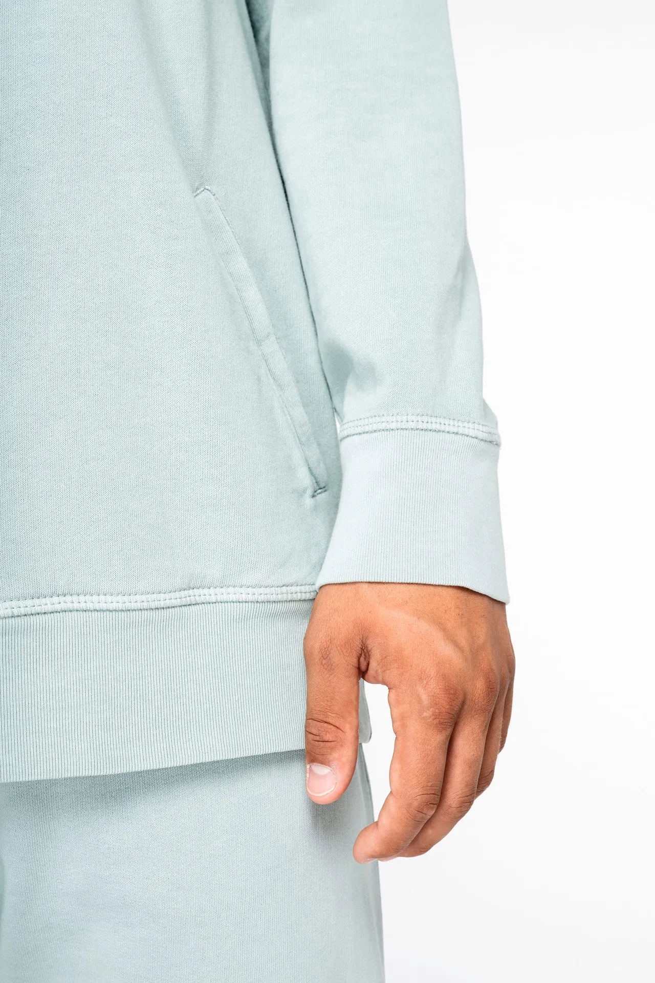 Umweltfreundliches Unisex-Kapuzensweatshirt aus French Terry