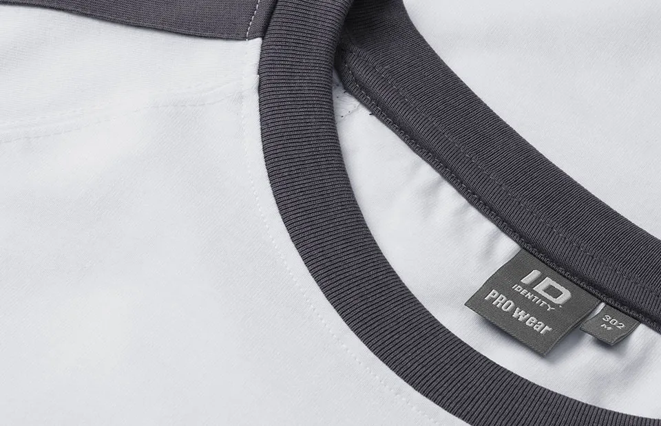ID Pro Wear 0302 -Strapazierfähiges T-Shirt mit Kontrastdetails
