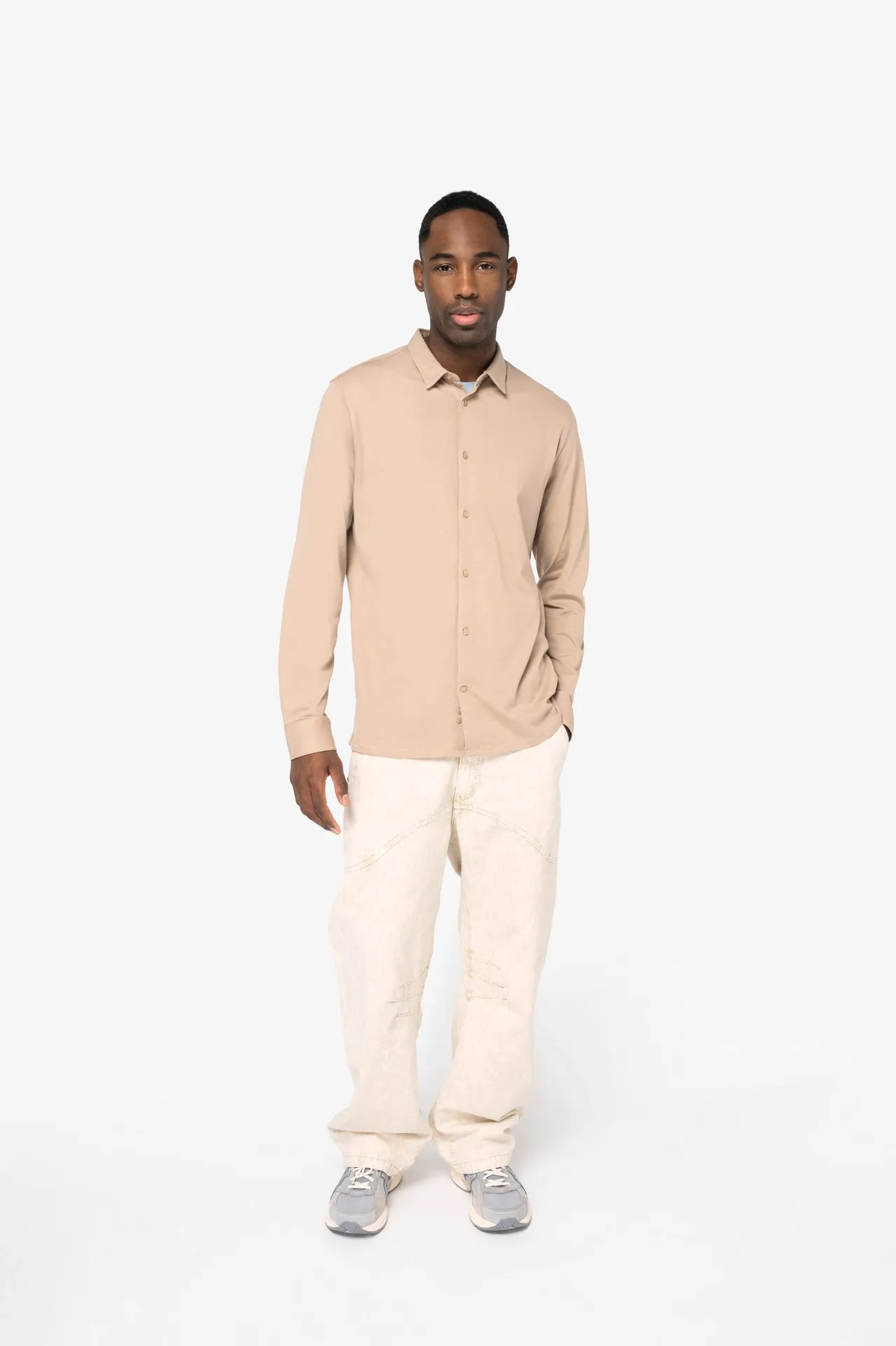 Umweltfreundliches Herrenhemd aus Jersey