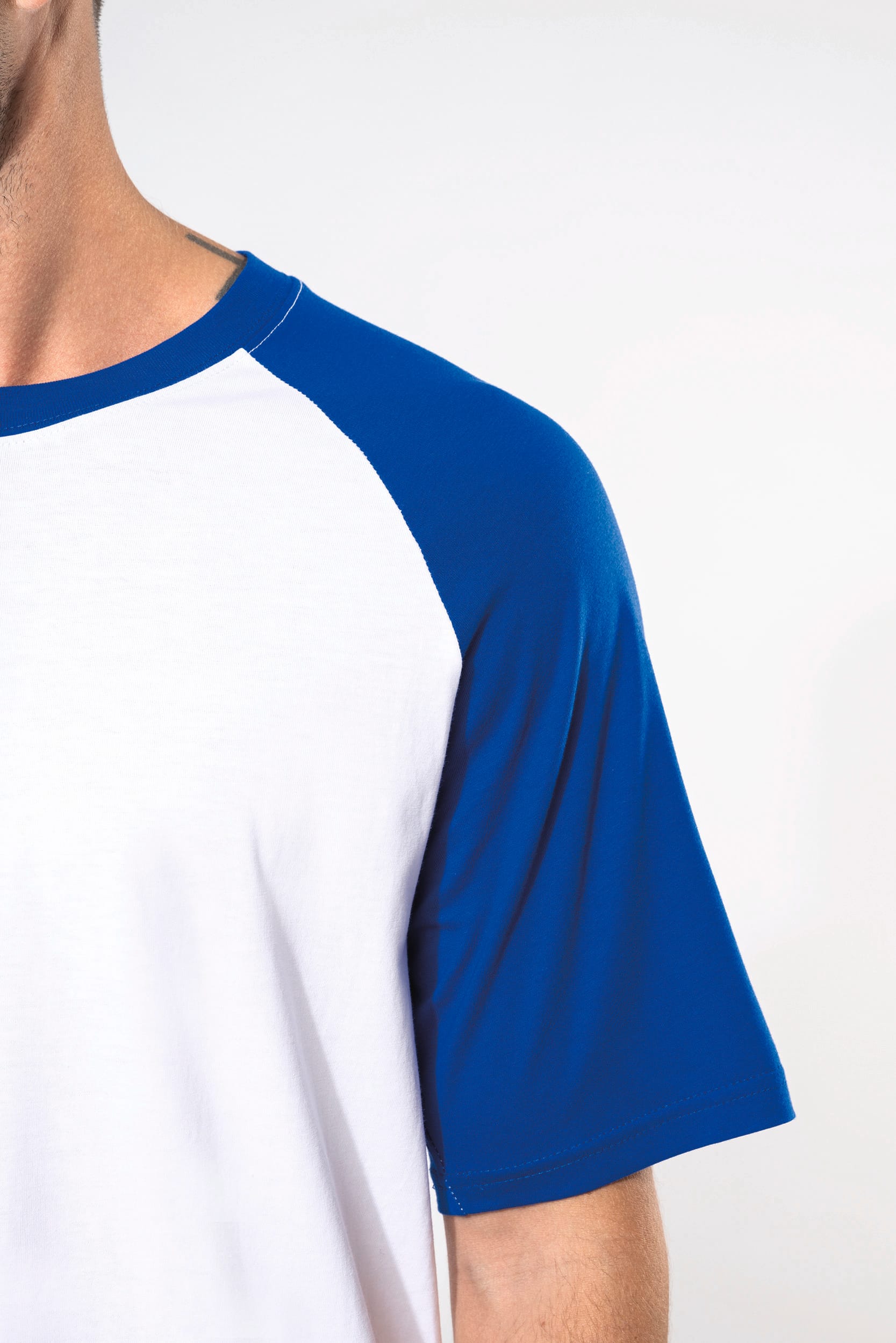Baseball-Shirt, zweifarbig