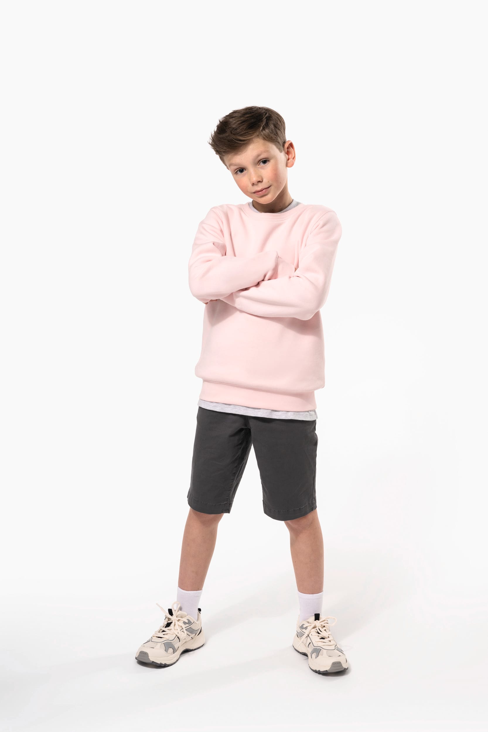 Umweltfreundliches Sweatshirt mit Rundhalsausschnitt für Kinder