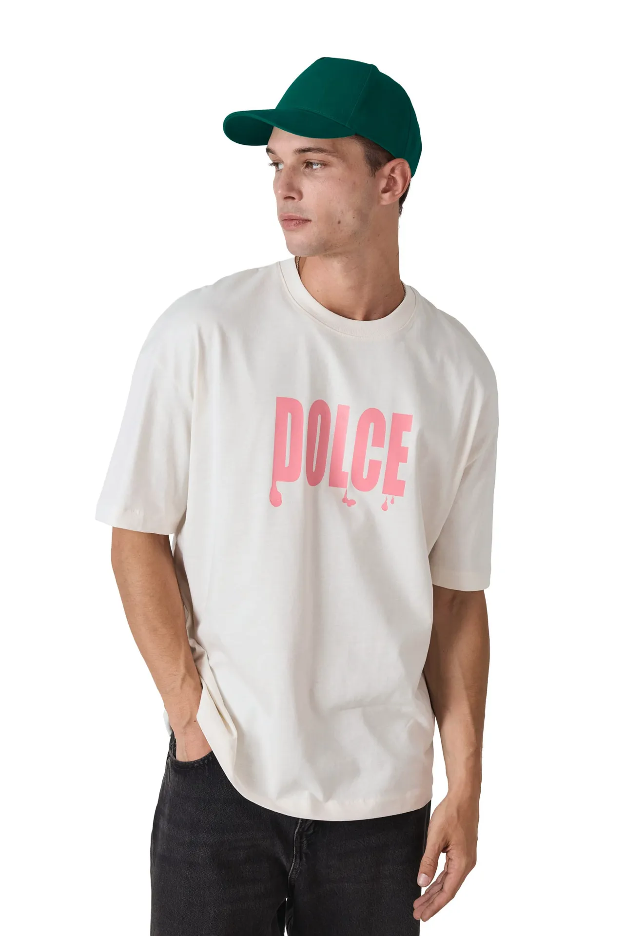 Sportkappe mit 5 Panels aus dicker Baumwolle