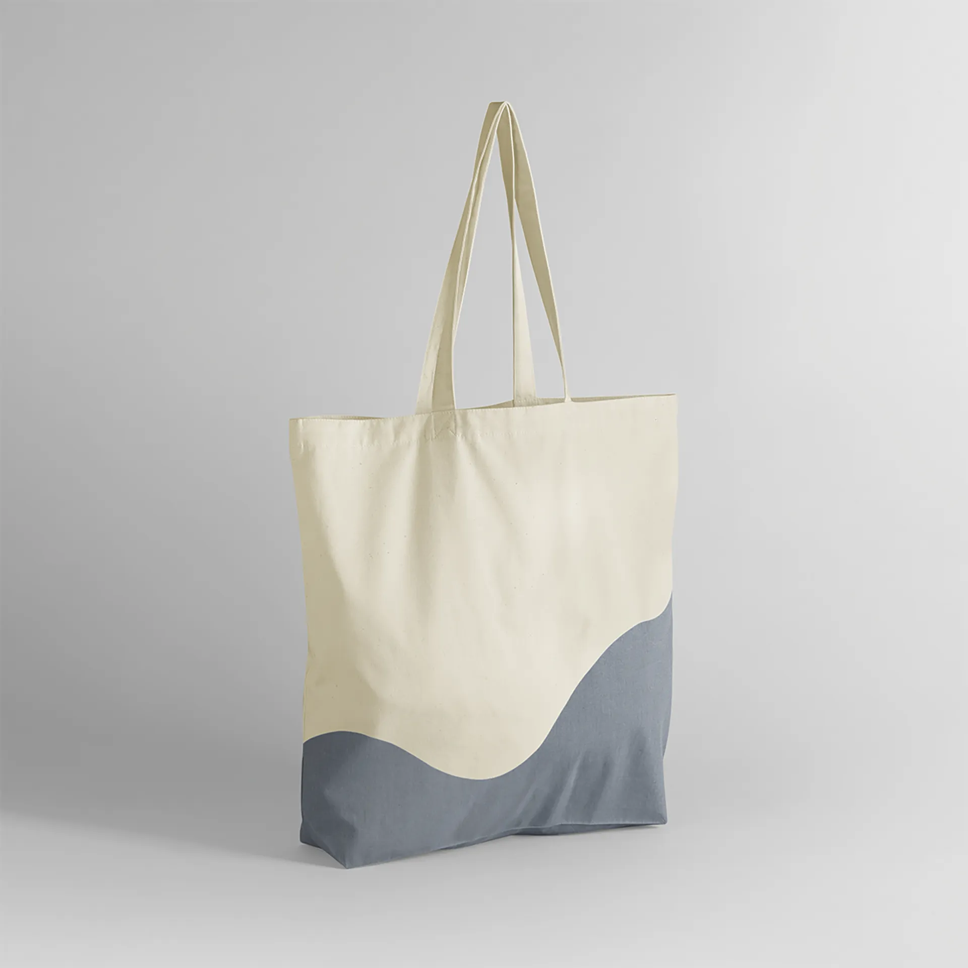 Bio-Beuteltasche mit Wirbel-Print