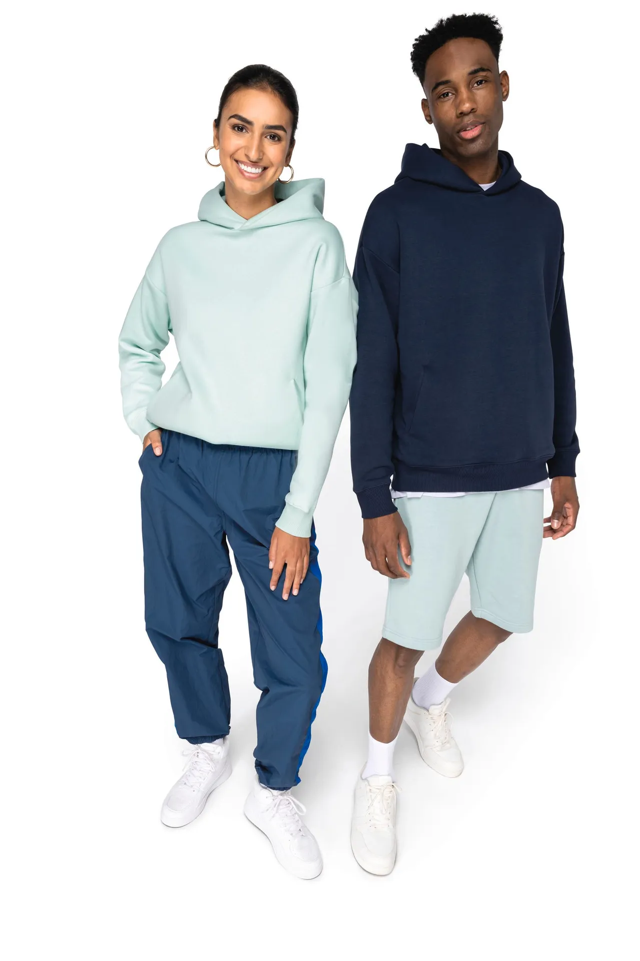 Umweltfreundliches Oversize Unisex-Kapuzensweatshirt