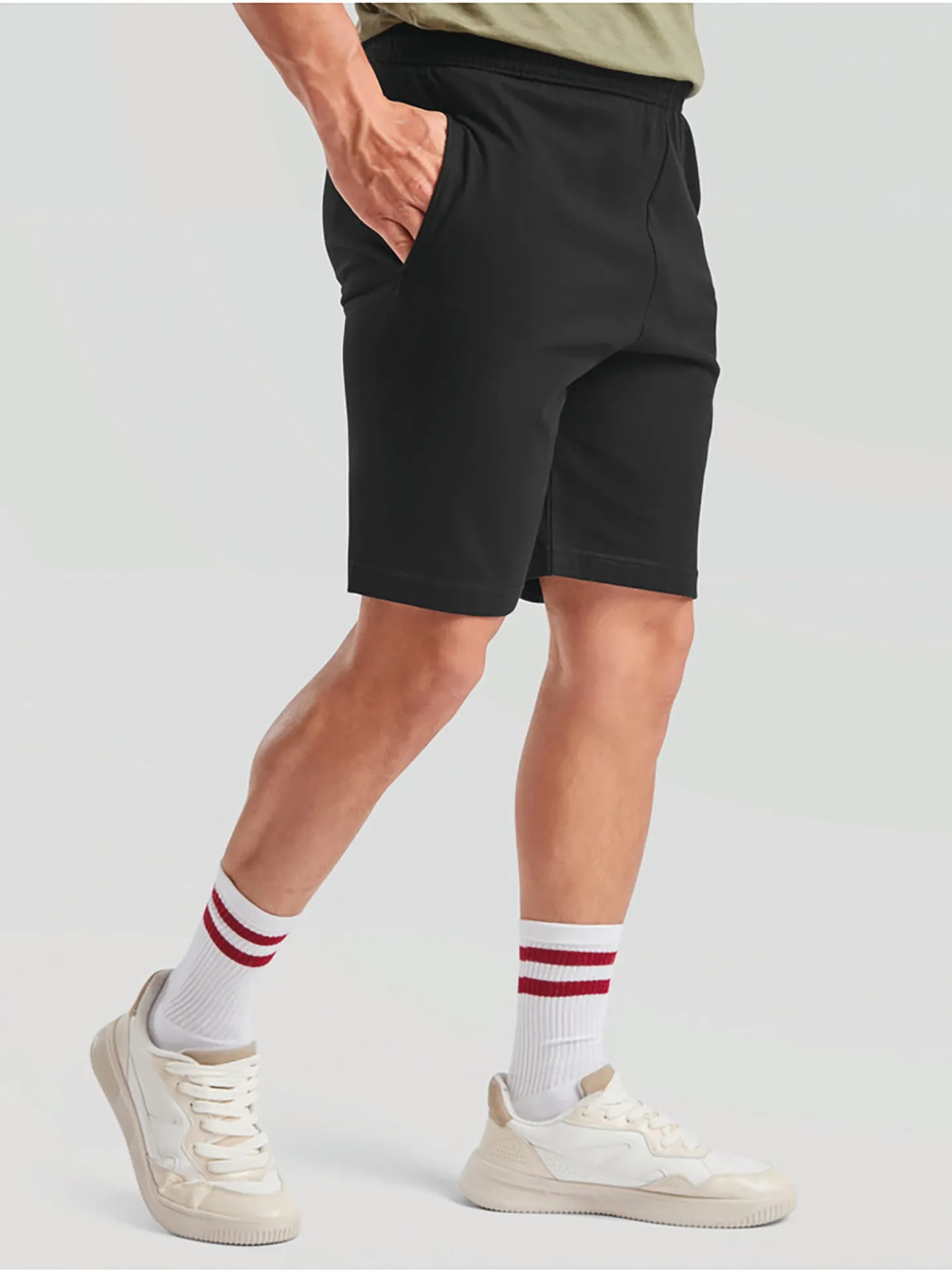 Shorts aus Jersey