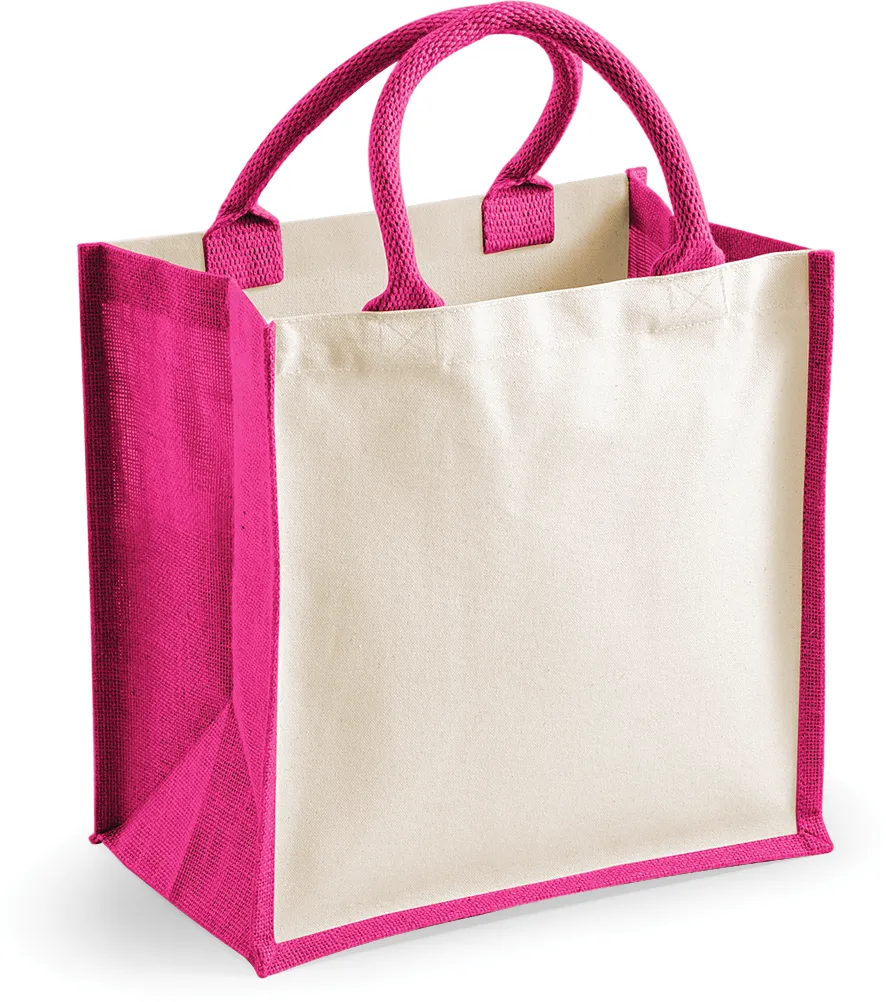 Printers' midi jute bag