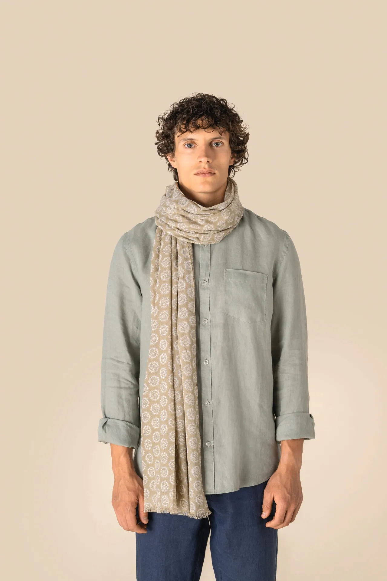 Gemustertes Unisex-Schal