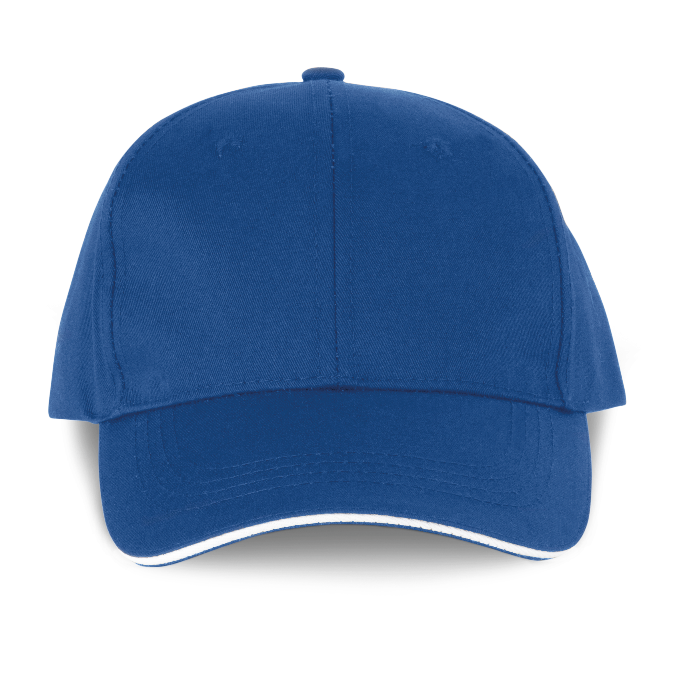 6-Panel-Cap mit Kontrast-Sandwichschirm OEKO-TEX® STANDARD 100