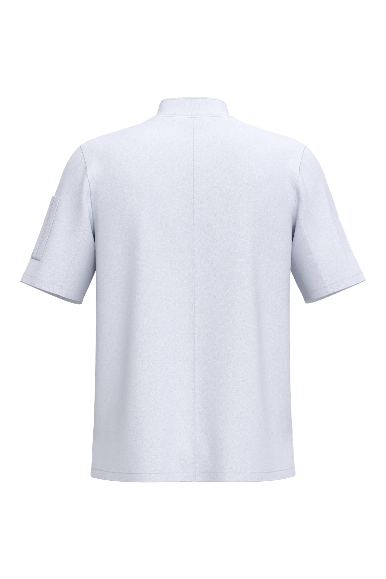 Umweltfreundliche Unisex-Kochjacke mit kurzen Ärmeln