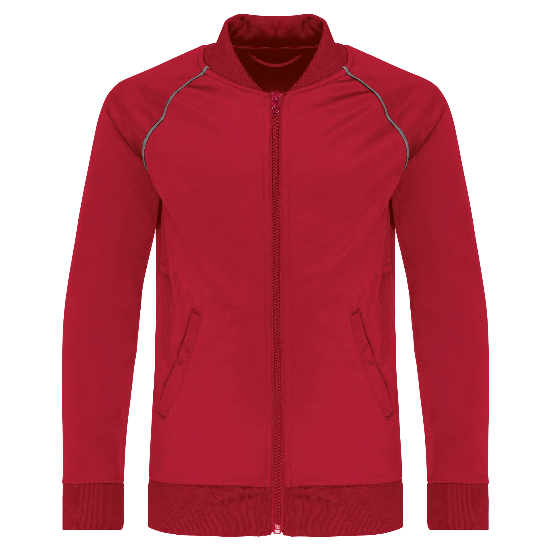 Trainingsjacke mit Reißverschluss und Paspel für Kinder